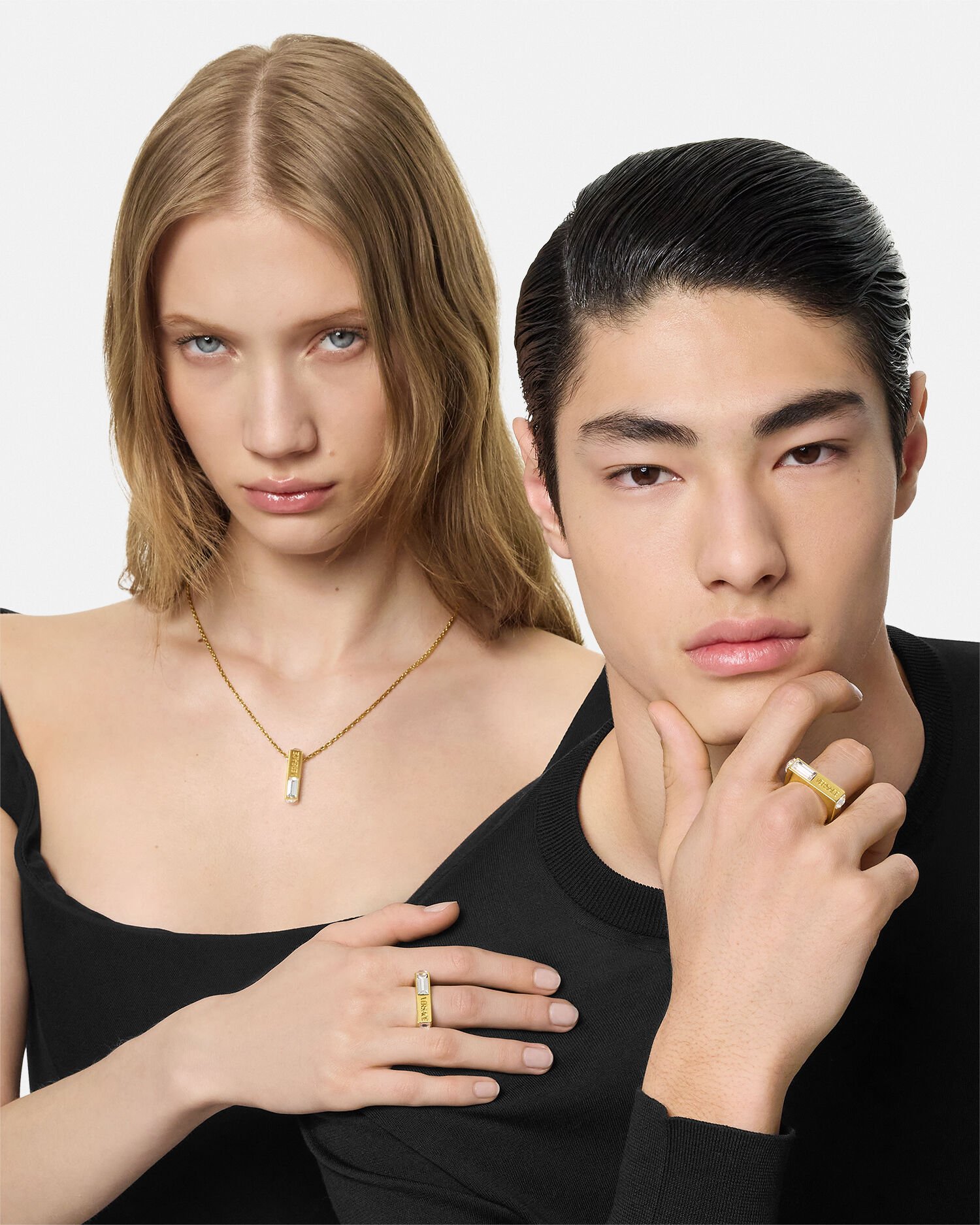 Anello versace oro store