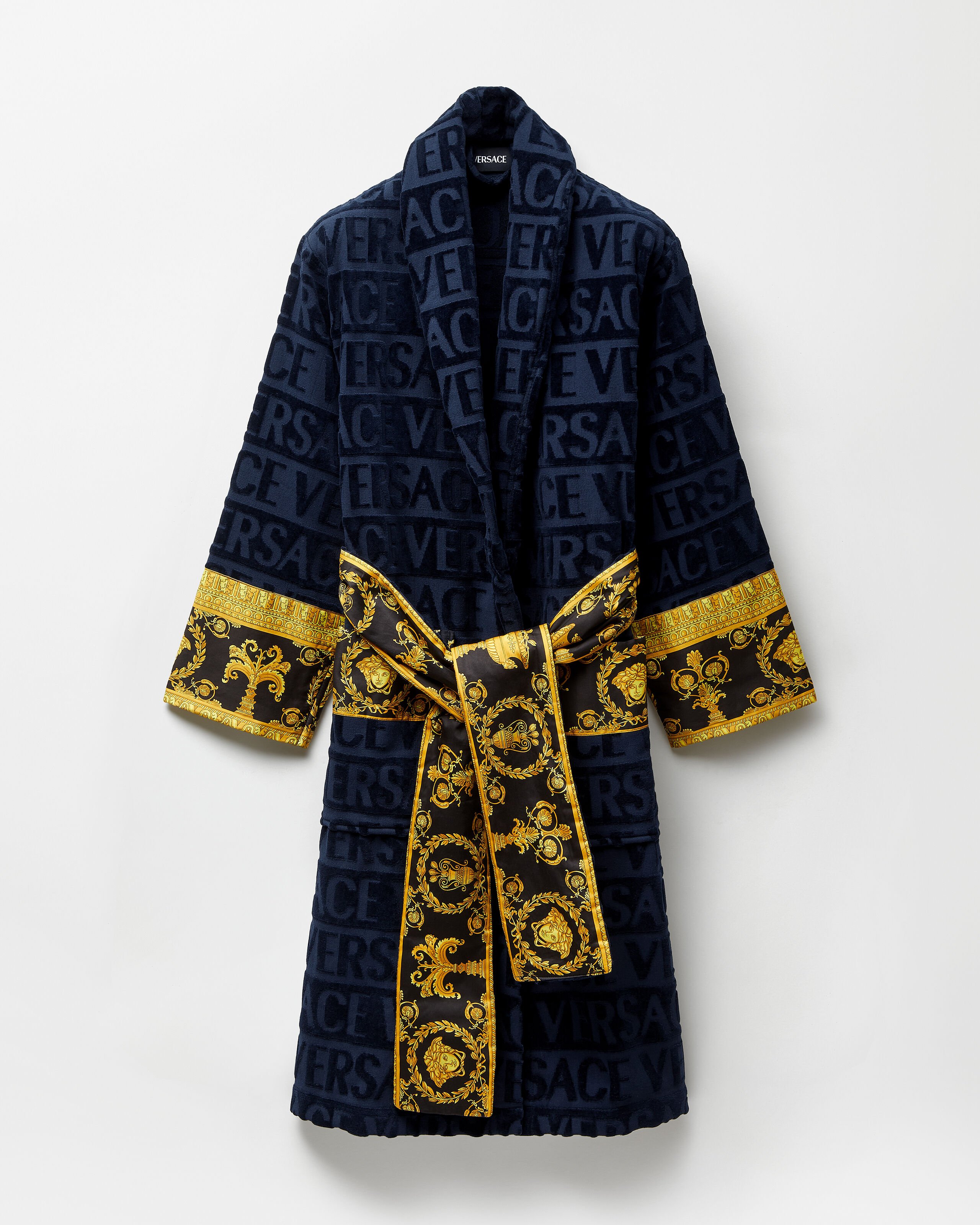 I ♡ Baroque Bathrobe White | VERSACE ZA