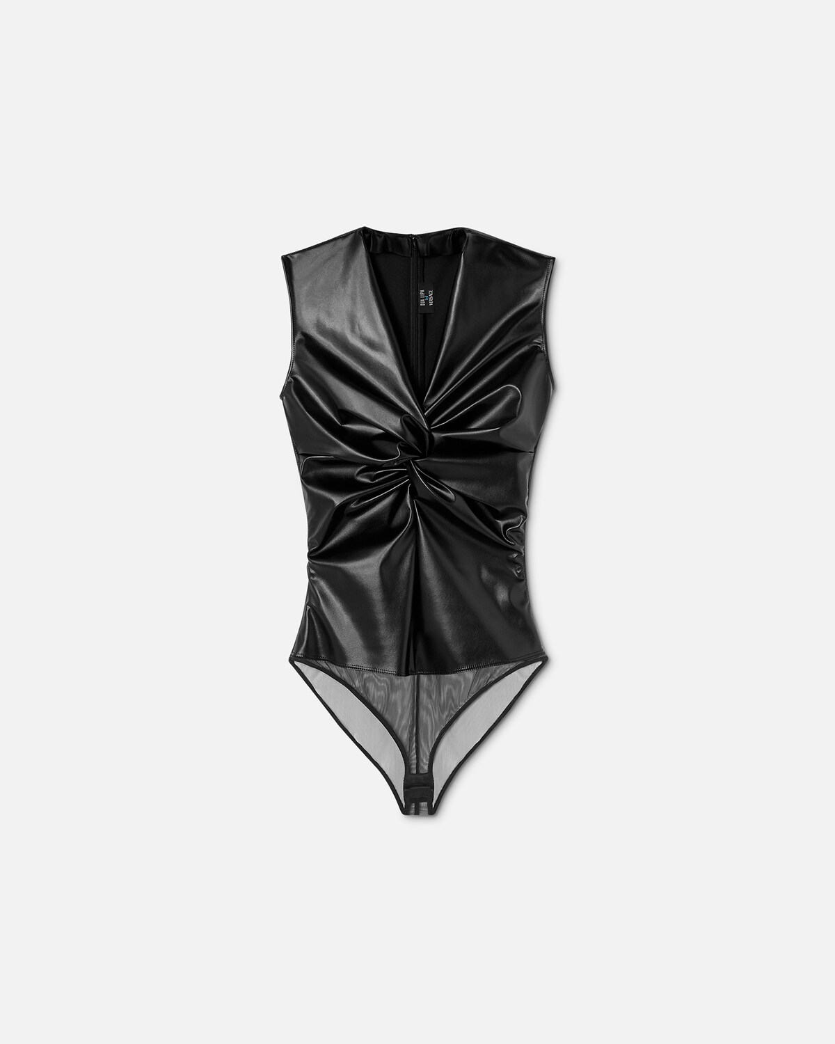 Knotted Bodysuit Black Versace GB