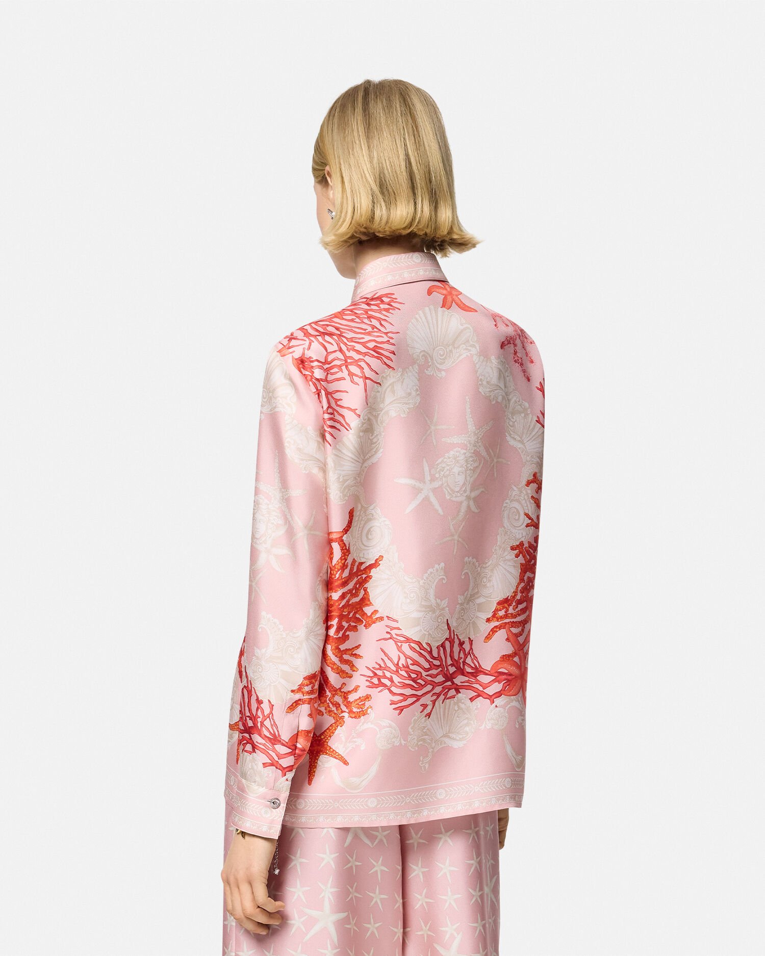 Chemise en soie rose online