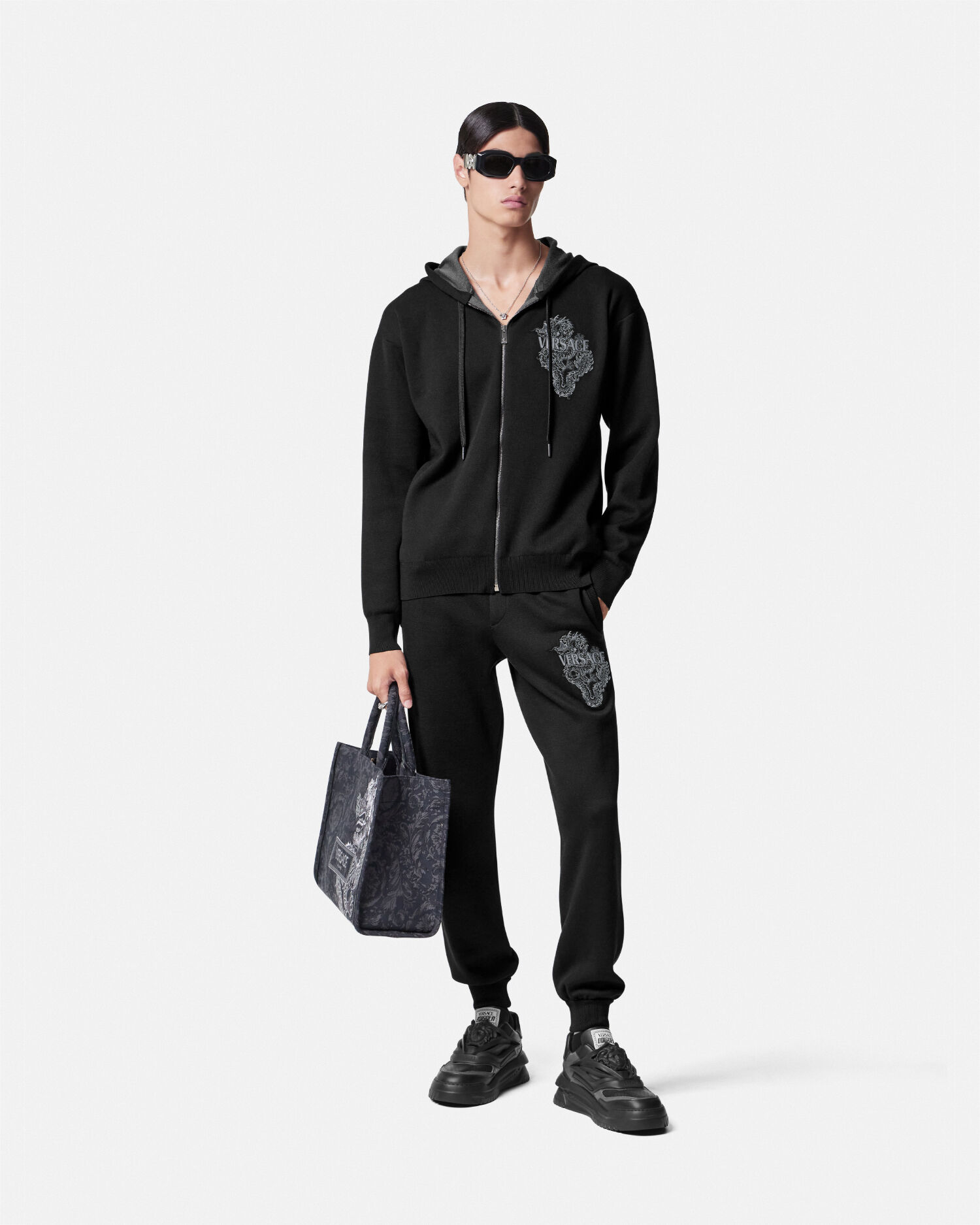 Versace top black tracksuit