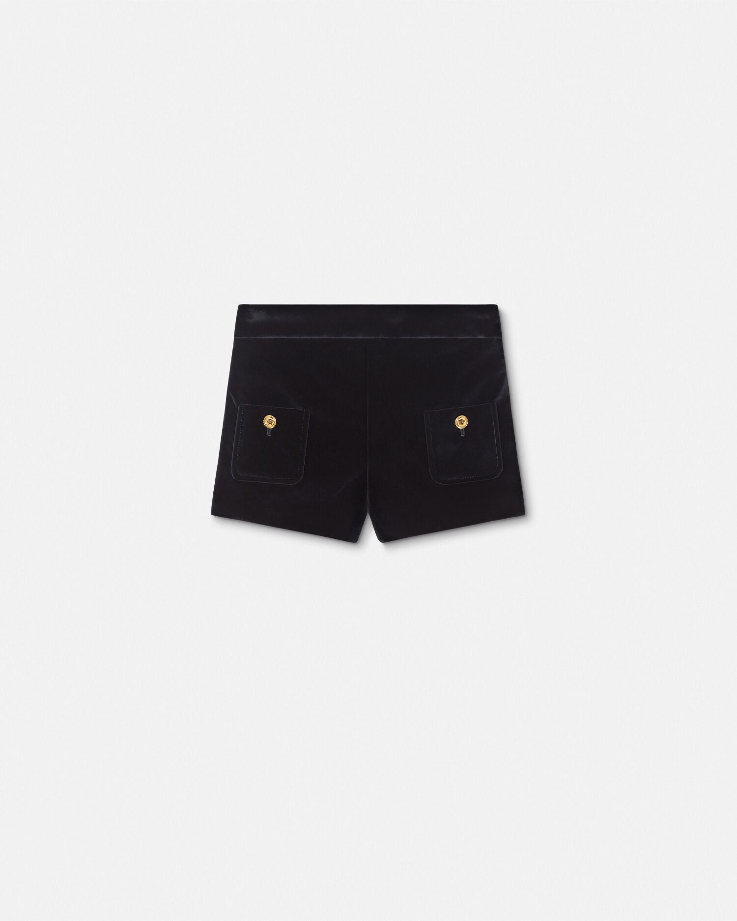 Baby blue velvet best sale shorts