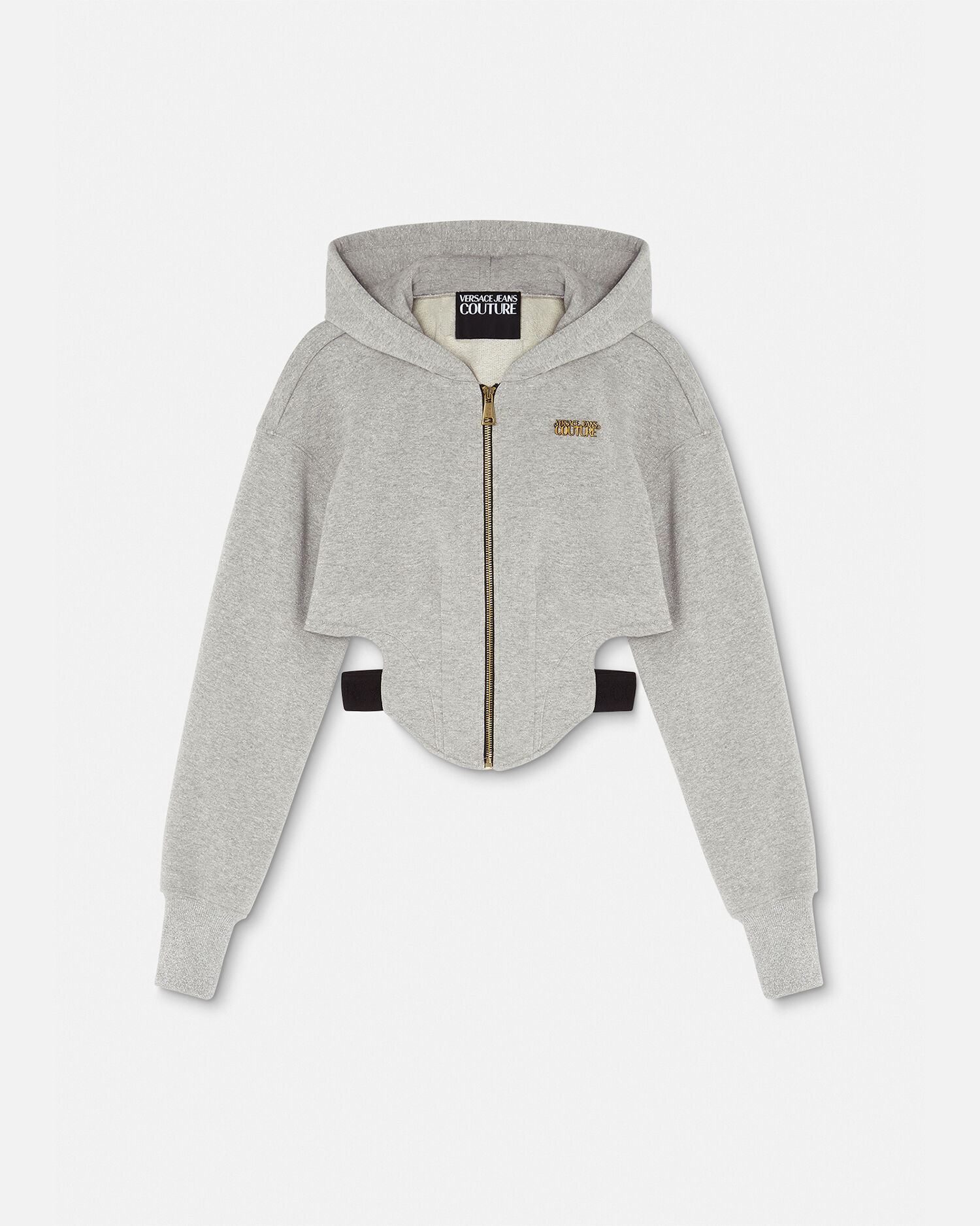 Versace crop top best sale hoodie