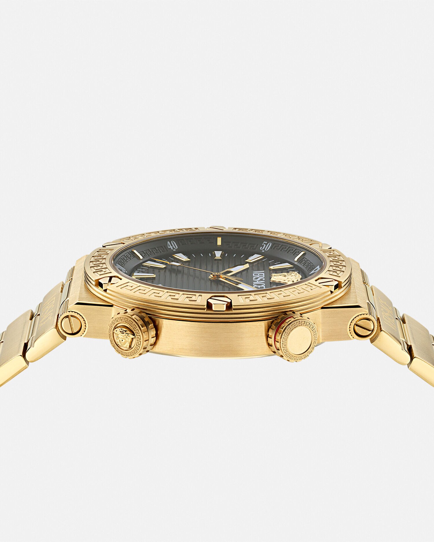 Versace mens gold watch sale