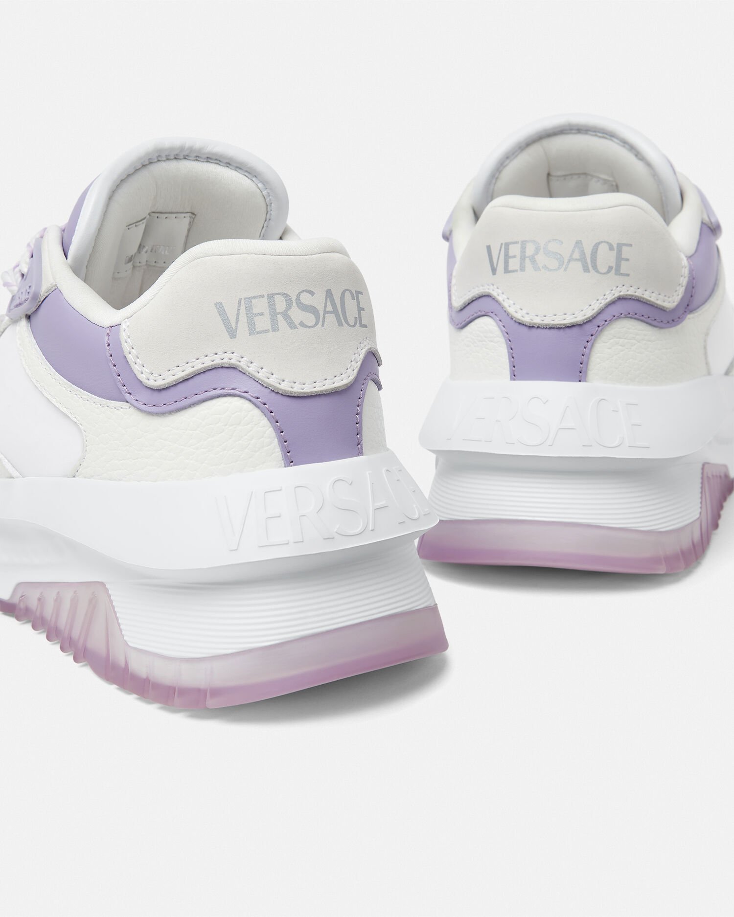 Purple versace shoes sale