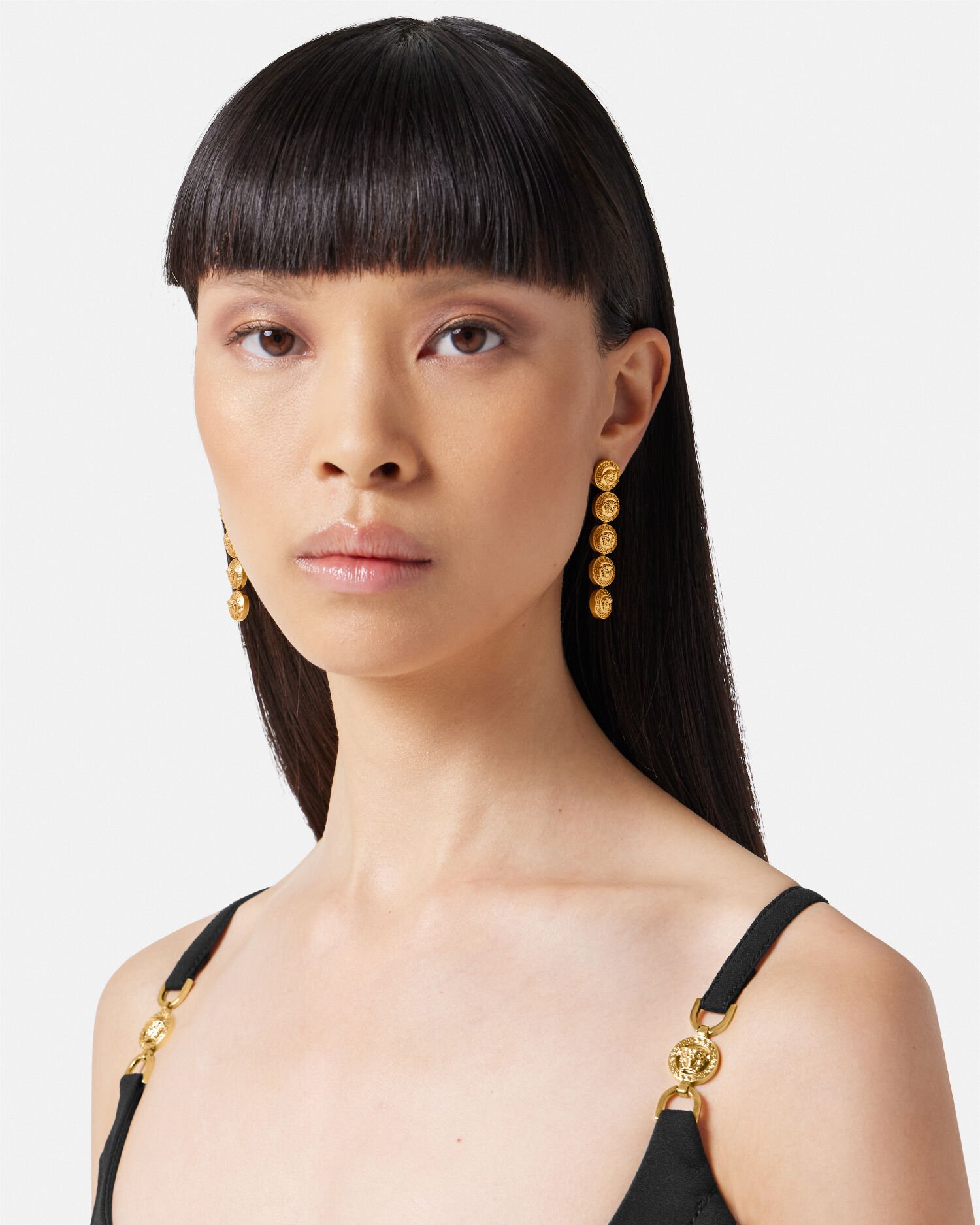 Versace drop earrings new arrivals