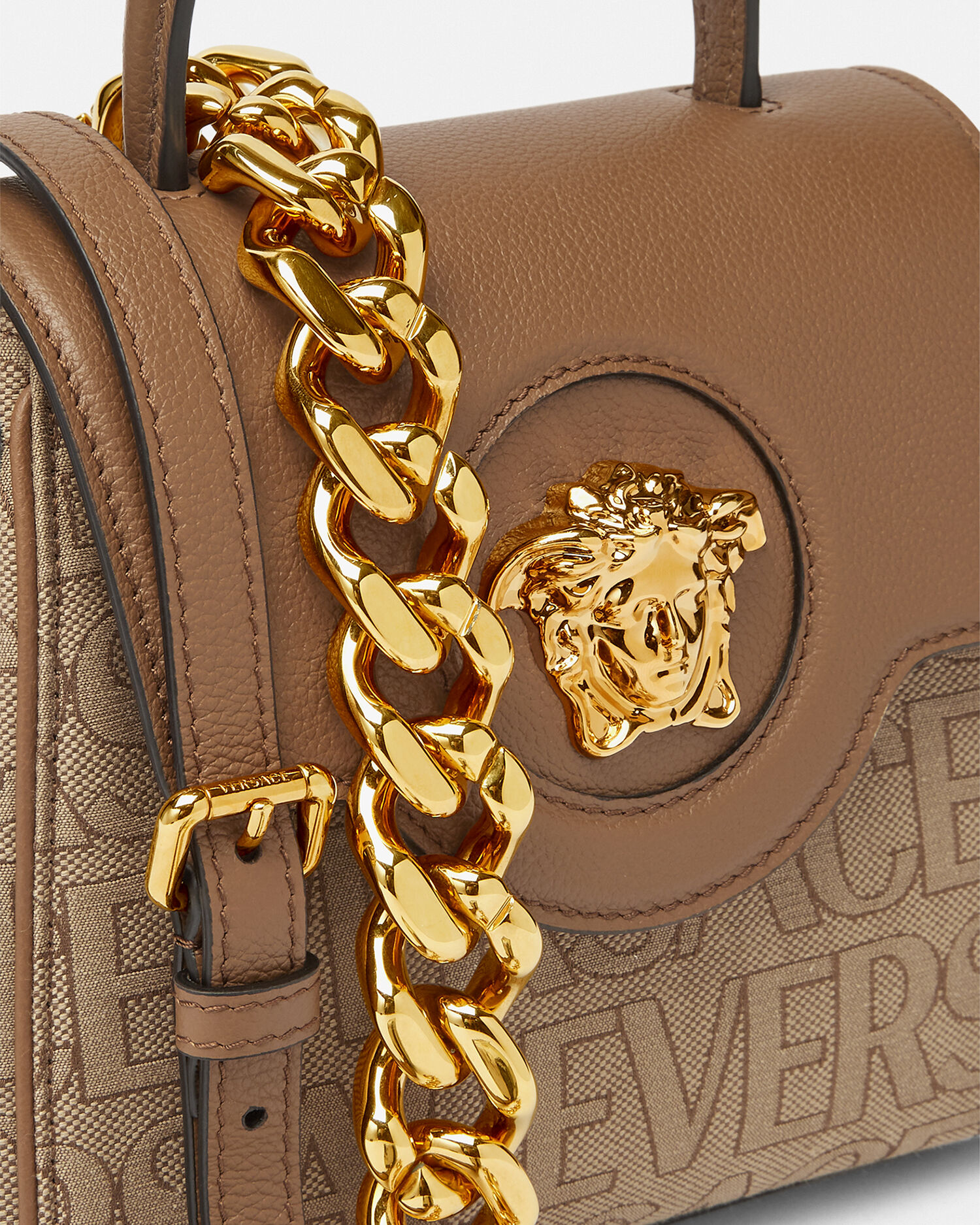 Versace medusa top head purse