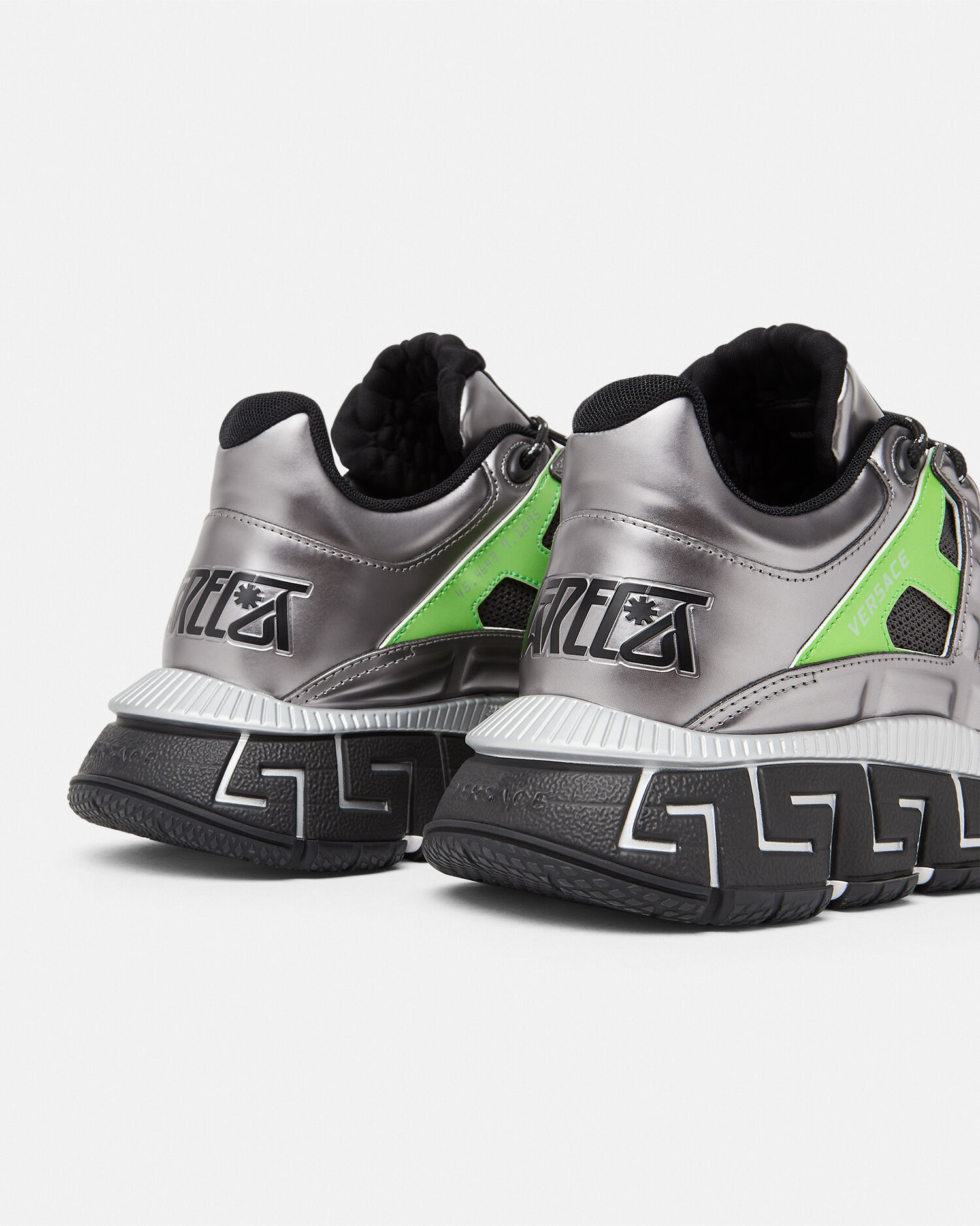 Green versace sneakers hot sale