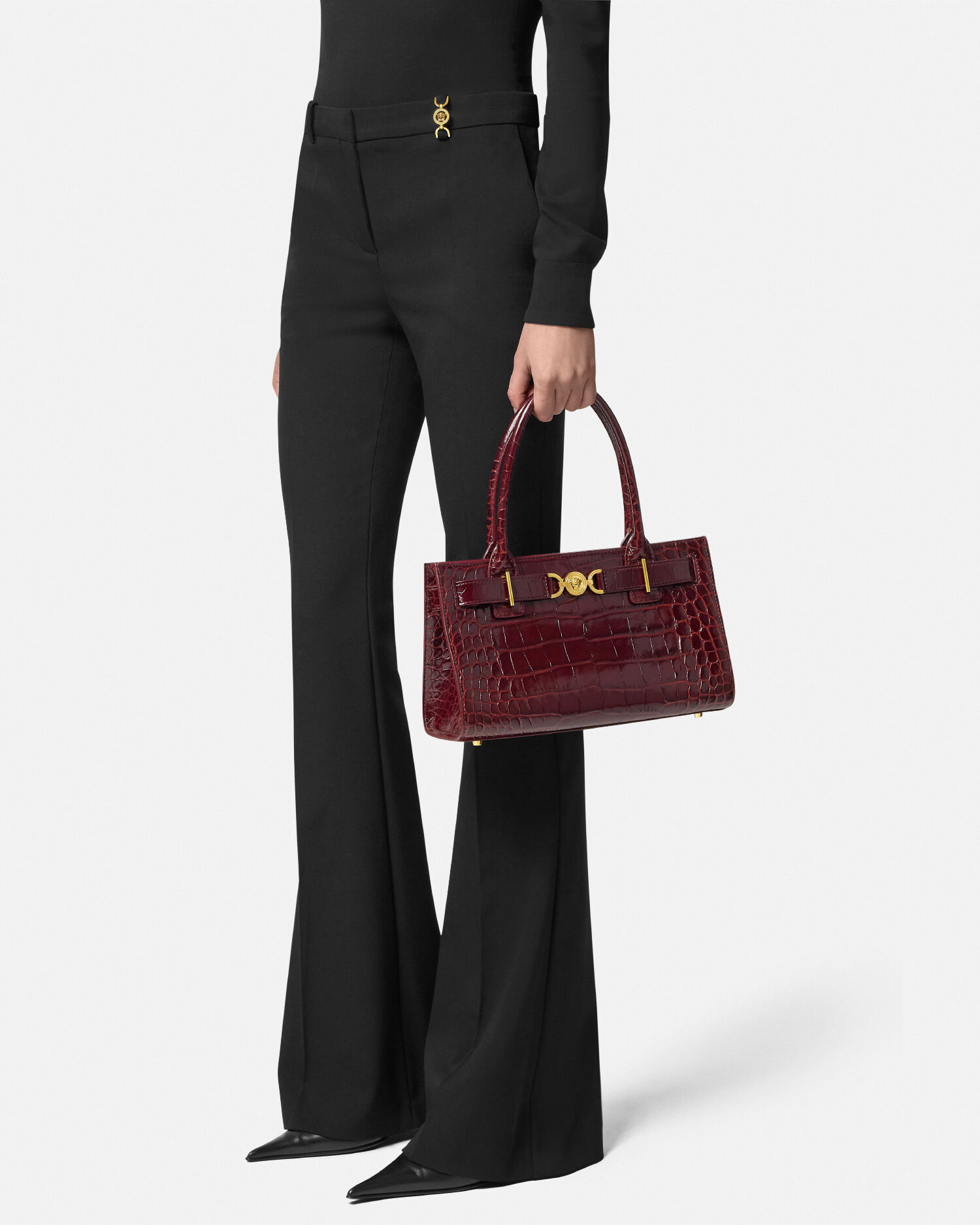 Croc effect tote bag on sale