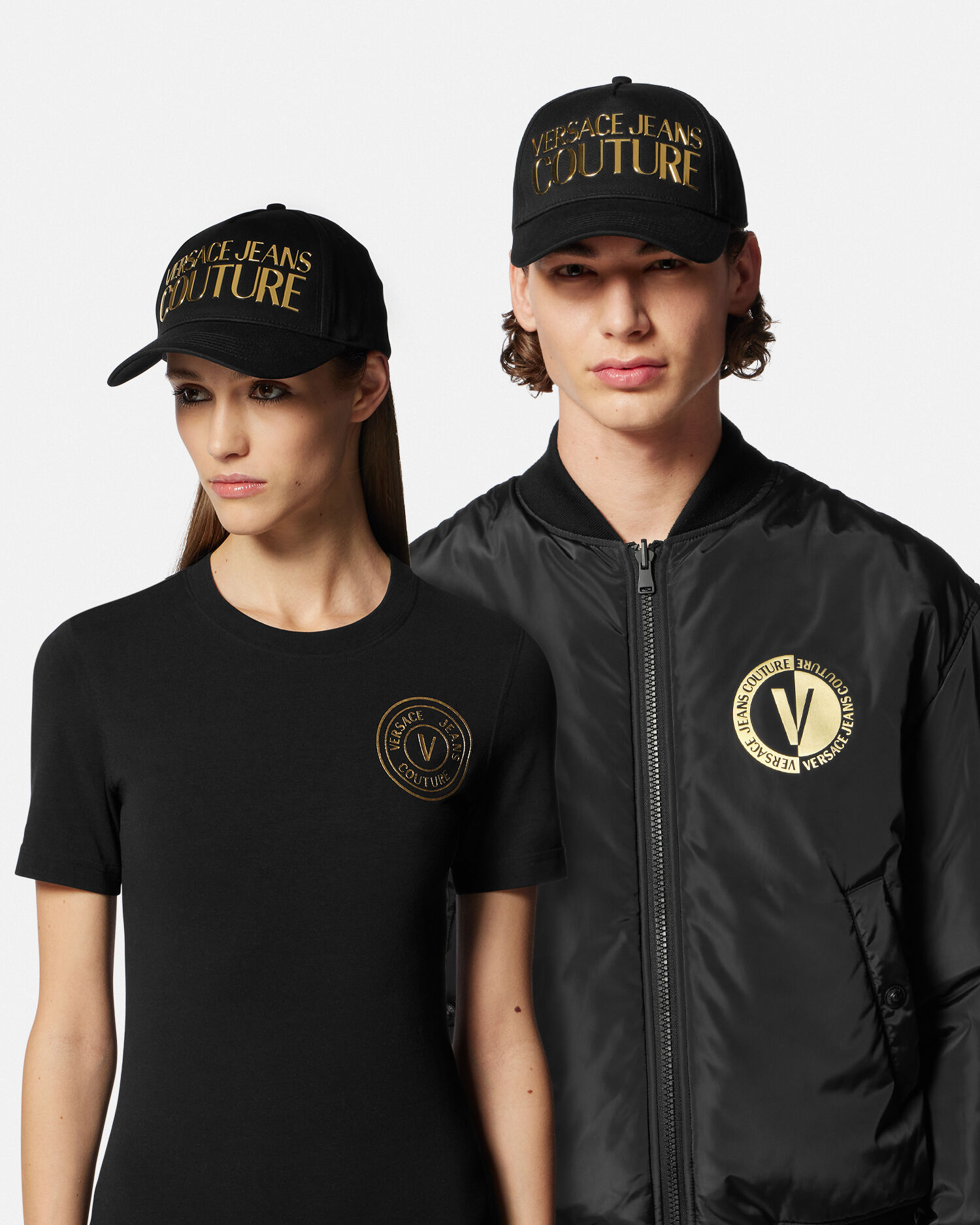 Versace black cap on sale