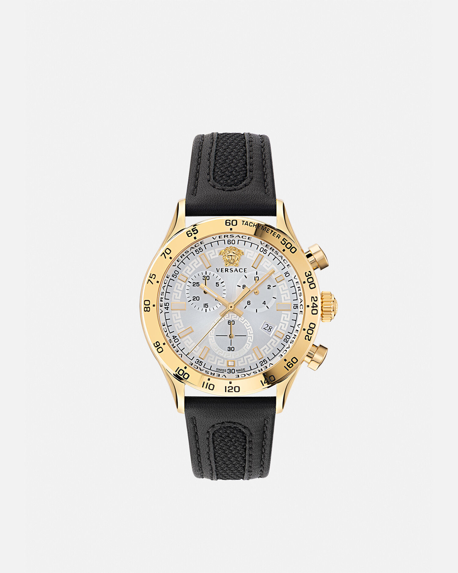 Hellenyium Chrono Watch Black VERSACE