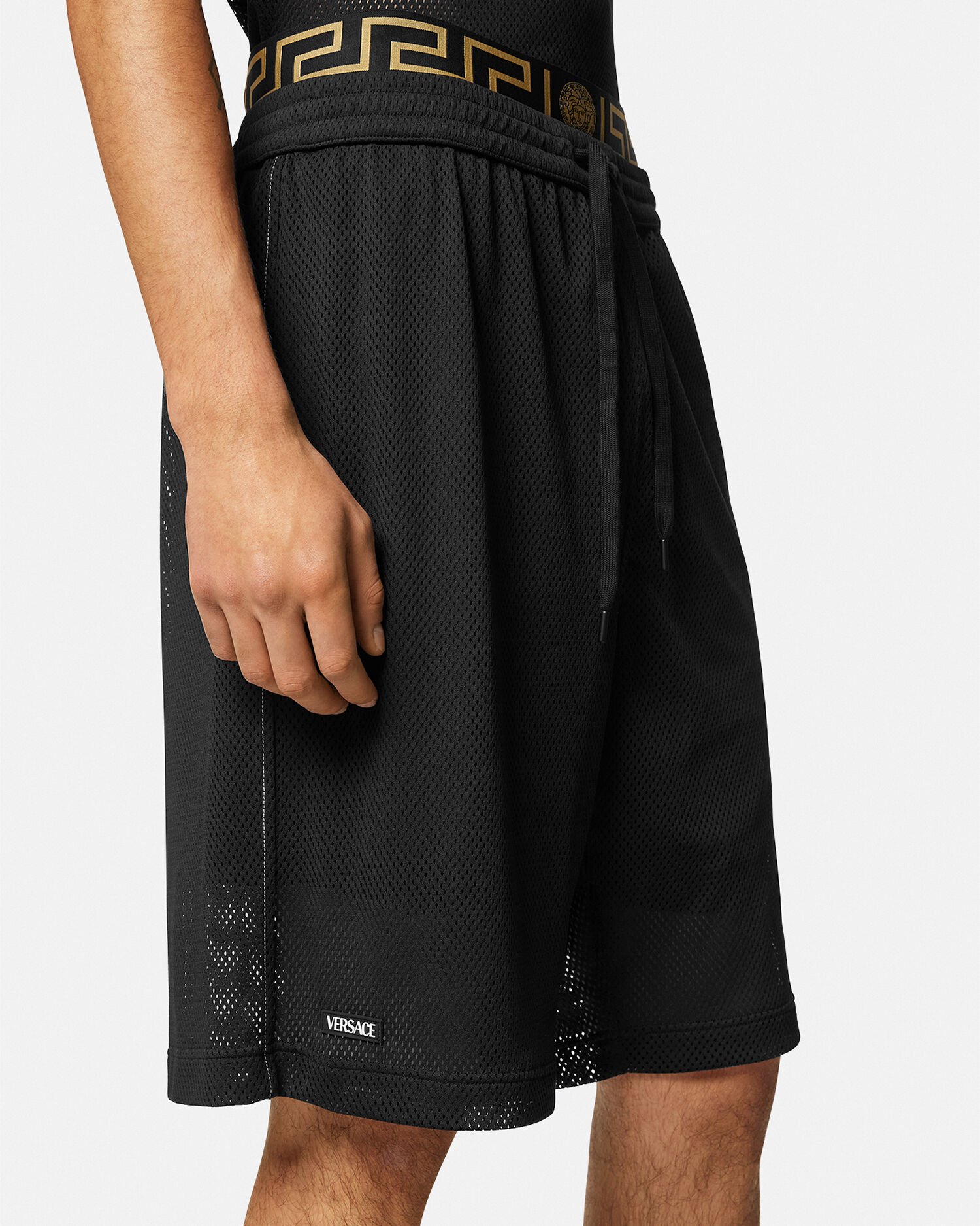 Versace top gym shorts