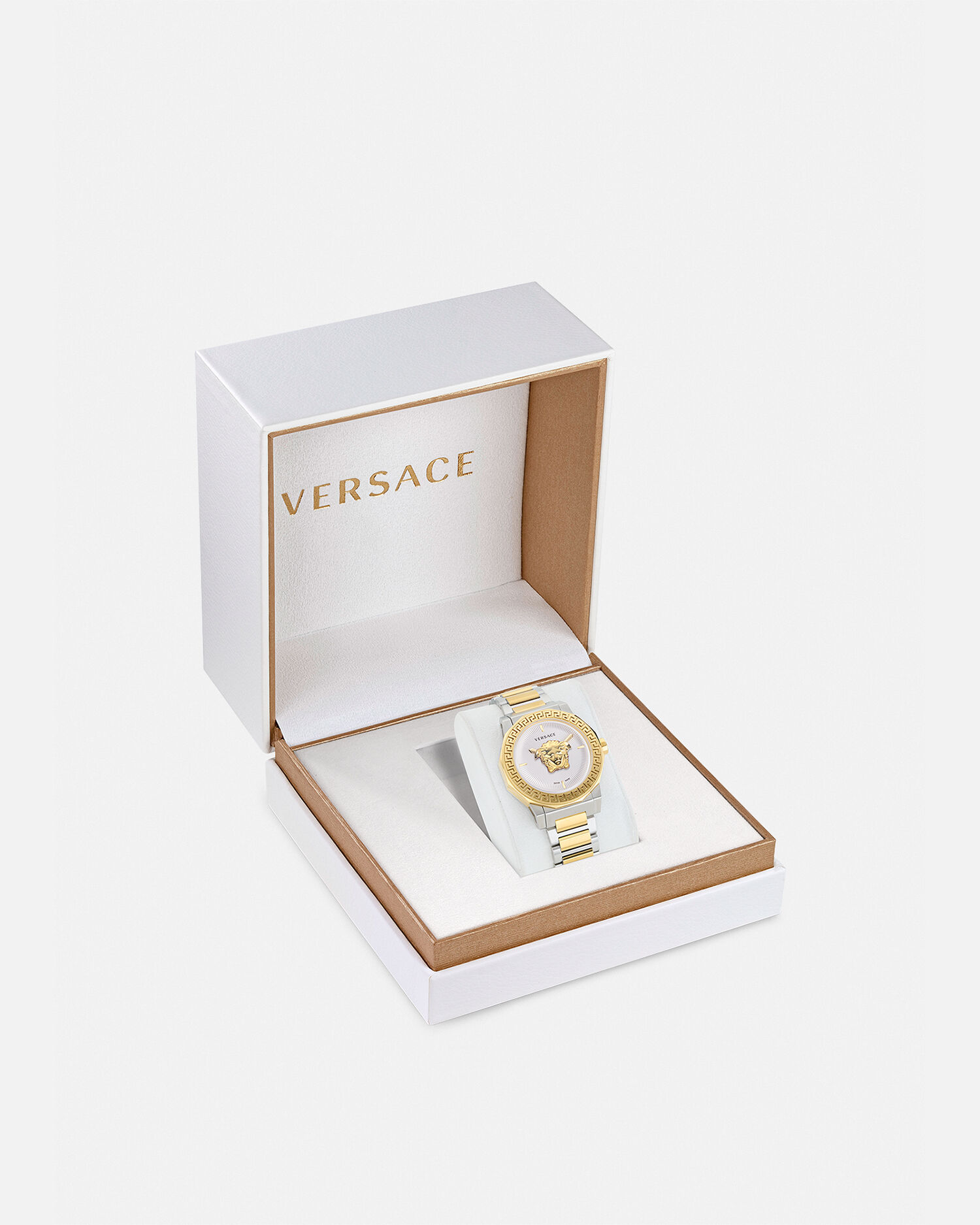 Versace gold and silver watch on sale