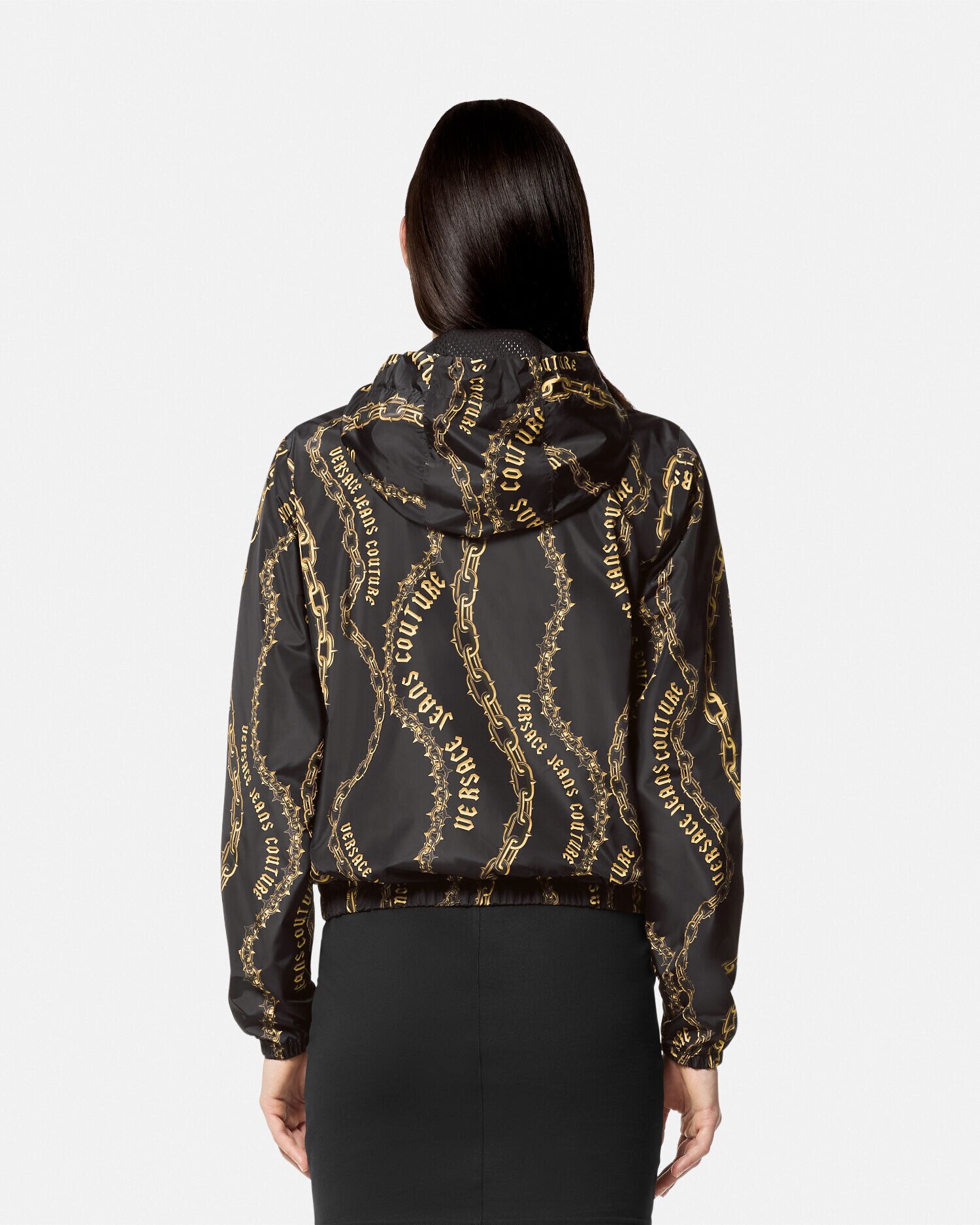 Chain Couture Windbreaker Jacket