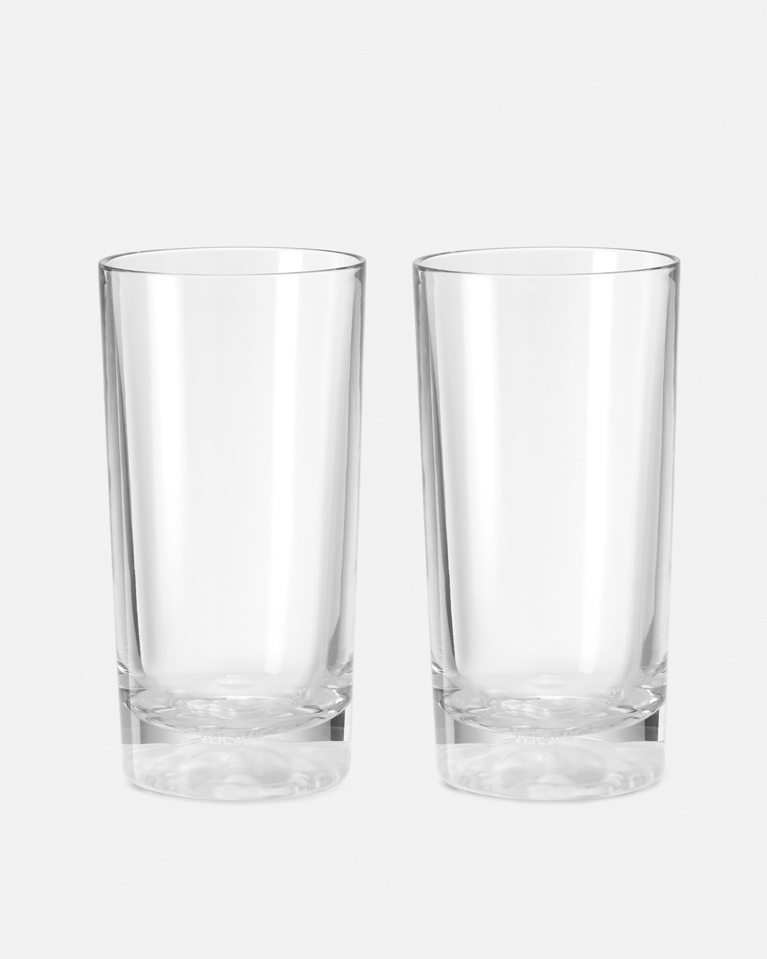 Versace Medusa ヴェルサーチ ロングドリンク グラス 48874 Medusa Lumière Set 2 Longdrink Glasses Transparent | VERSACE AU