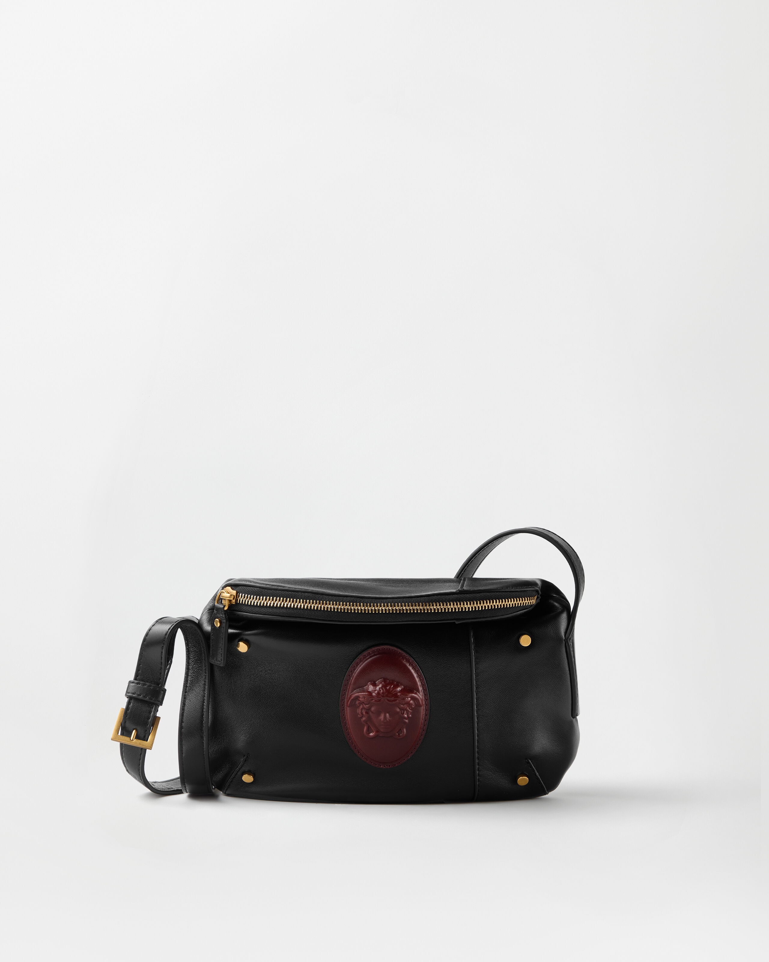 Versace lou nappa mini shoulder bag