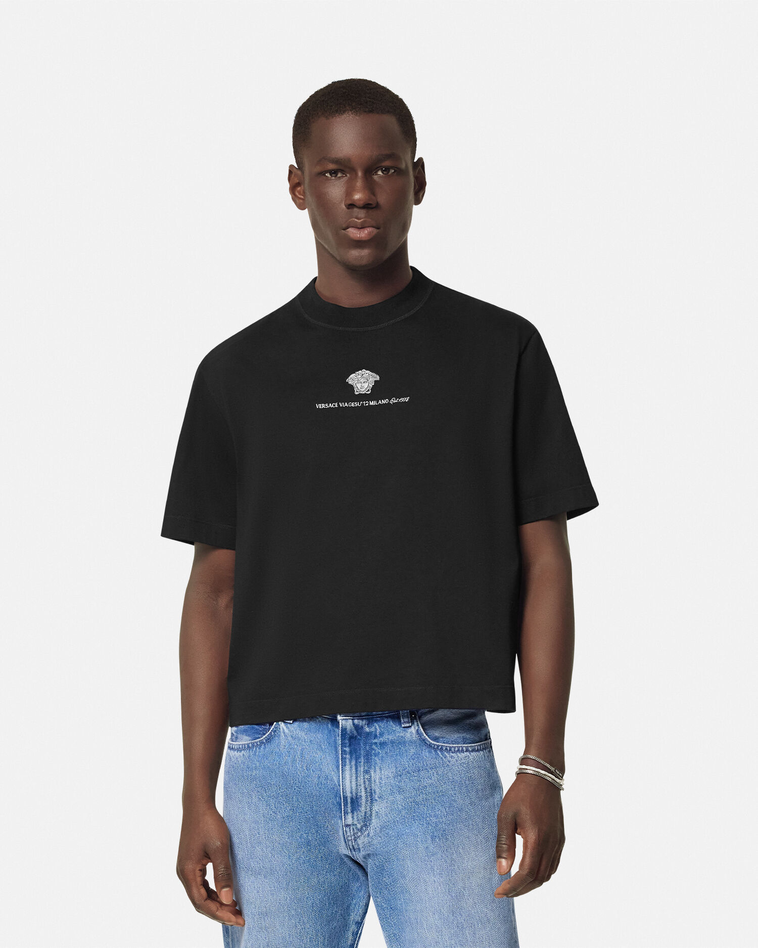 Versace shirt medusa cheap