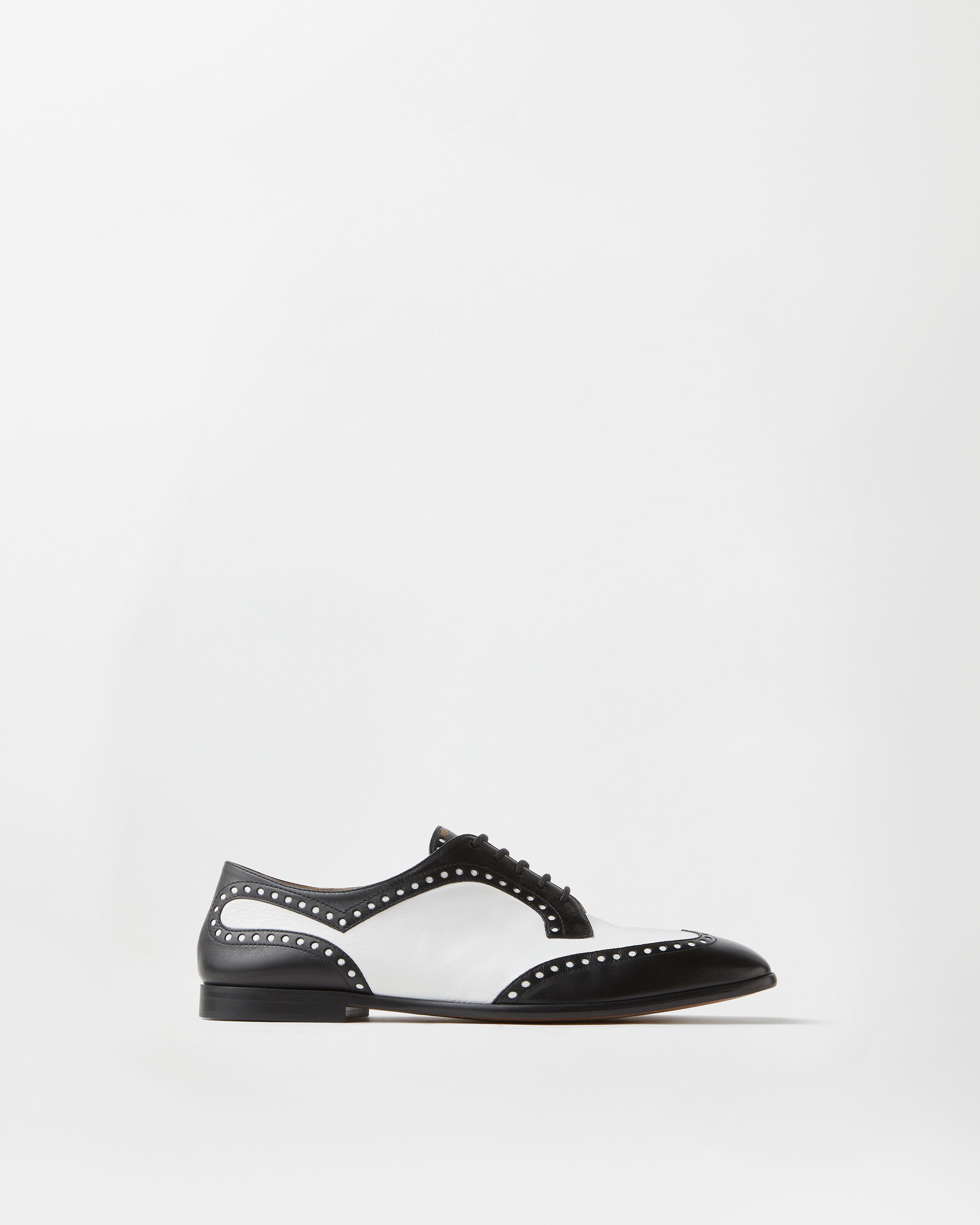 Versace mick leather derby shoes