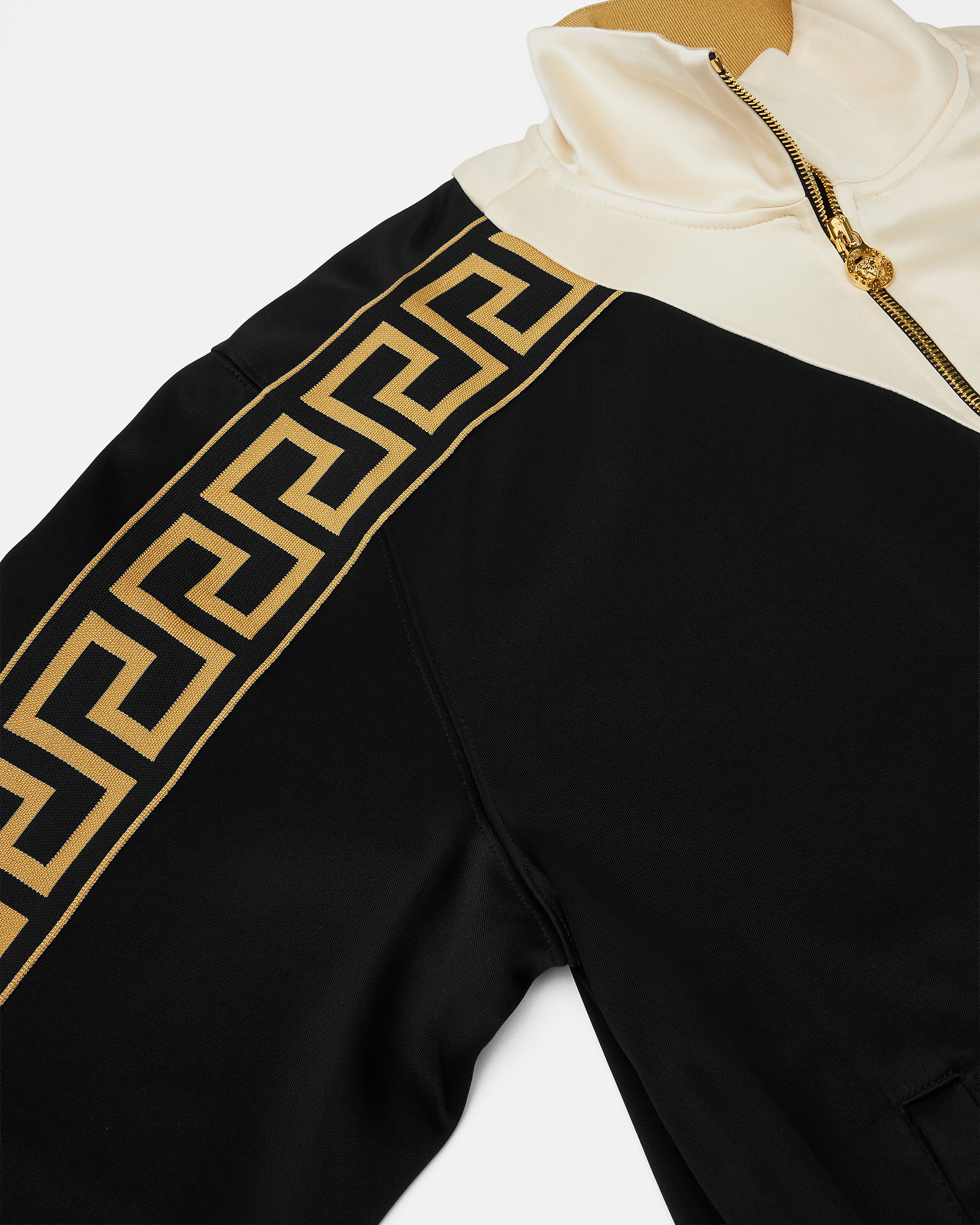 Zip Sweatshirt Black | VERSACE CA