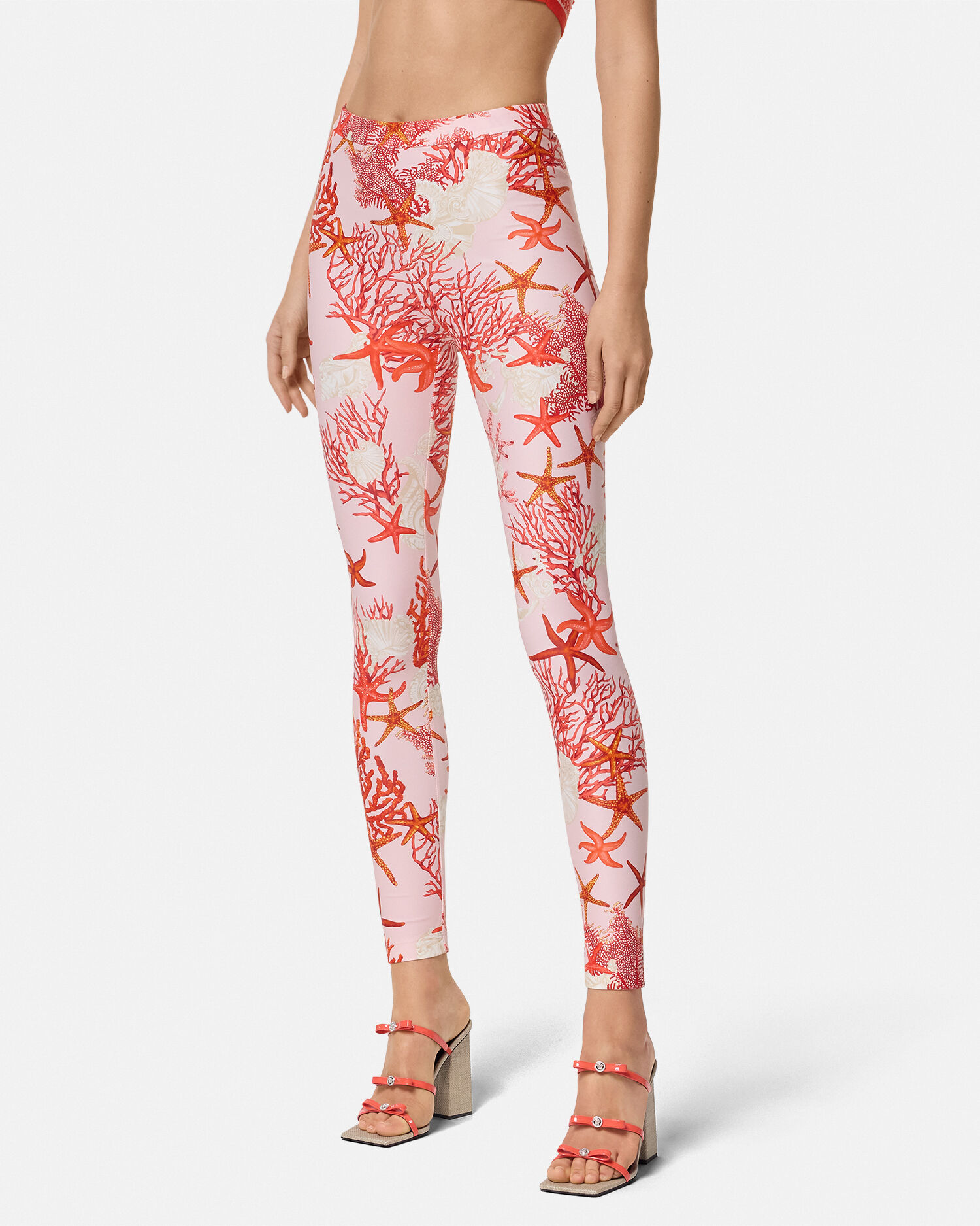 Versace print leggings new arrivals