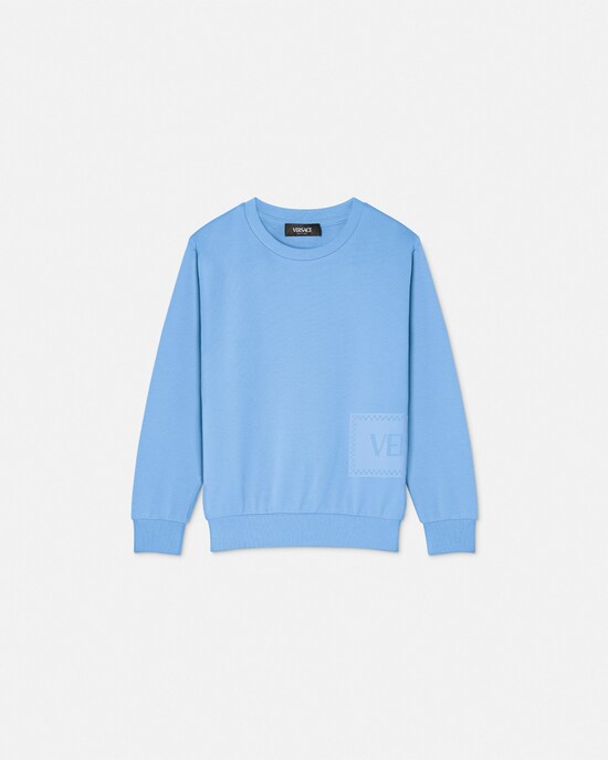 Kids Printed Cotton-Jersey Sweatshirt Blue 1
