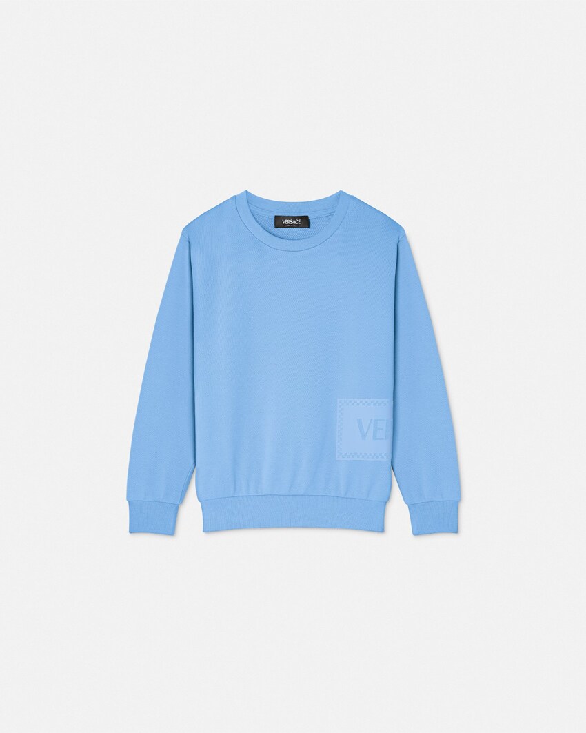 Kids Printed Cotton-Jersey Sweatshirt Blue 1