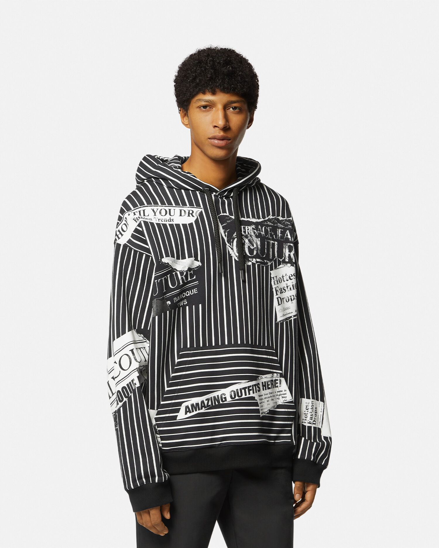 Magazine Loose Fit Hoodie
