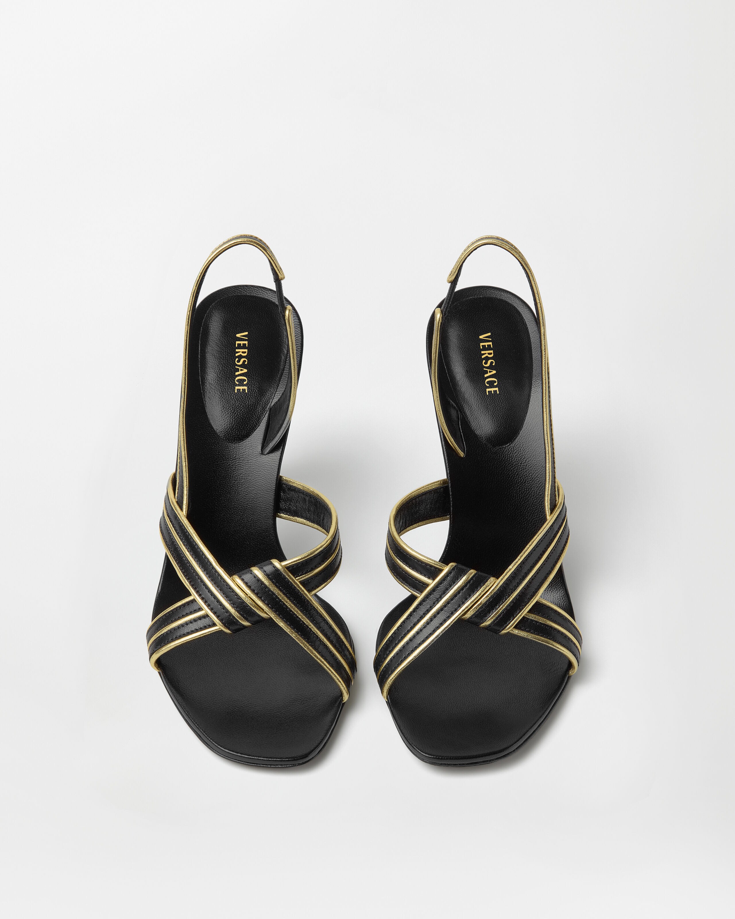 Gianni Nappa Sandals 90 mm Black | VERSACE