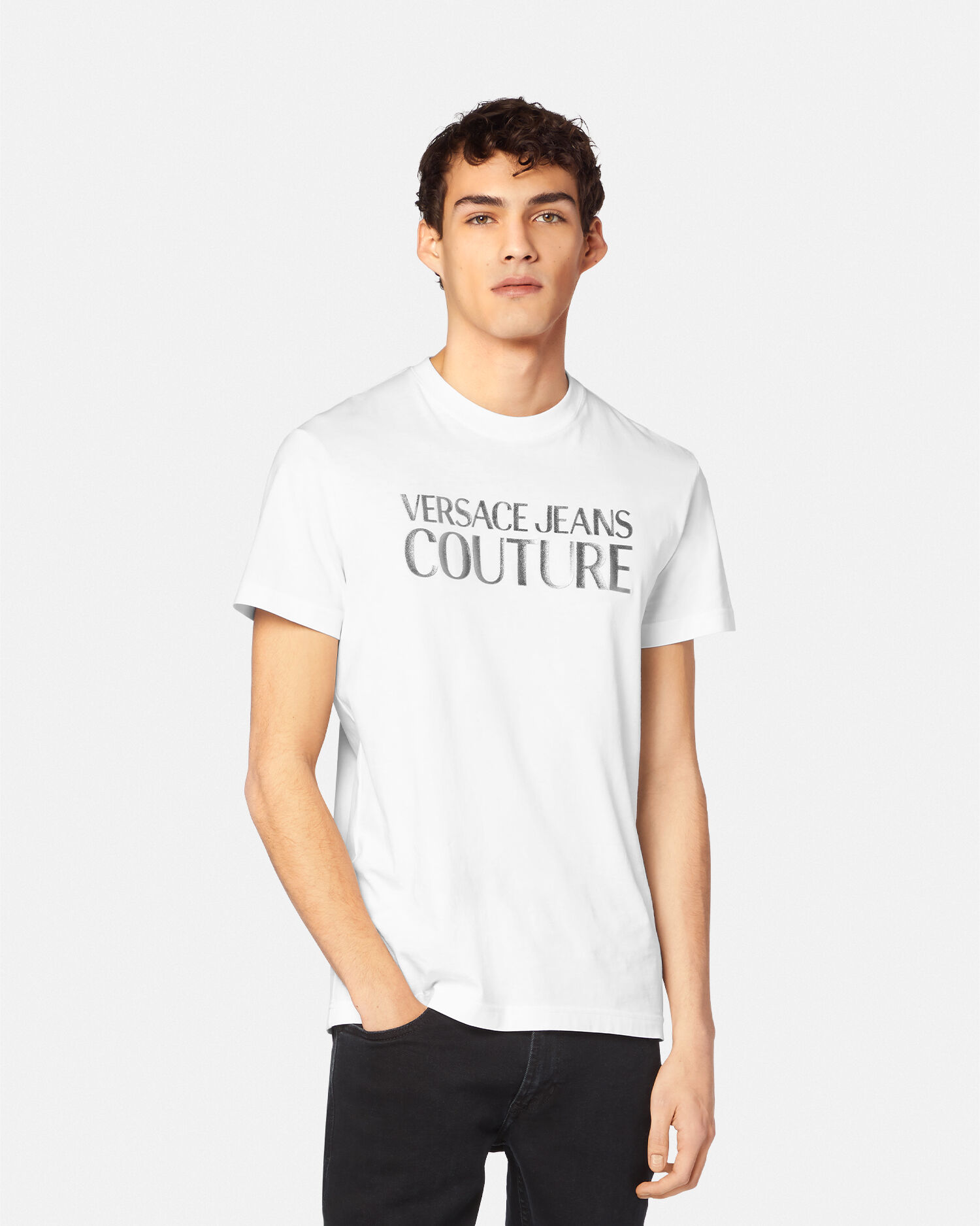 Camiseta con logotipo Blanco VERSACE ES