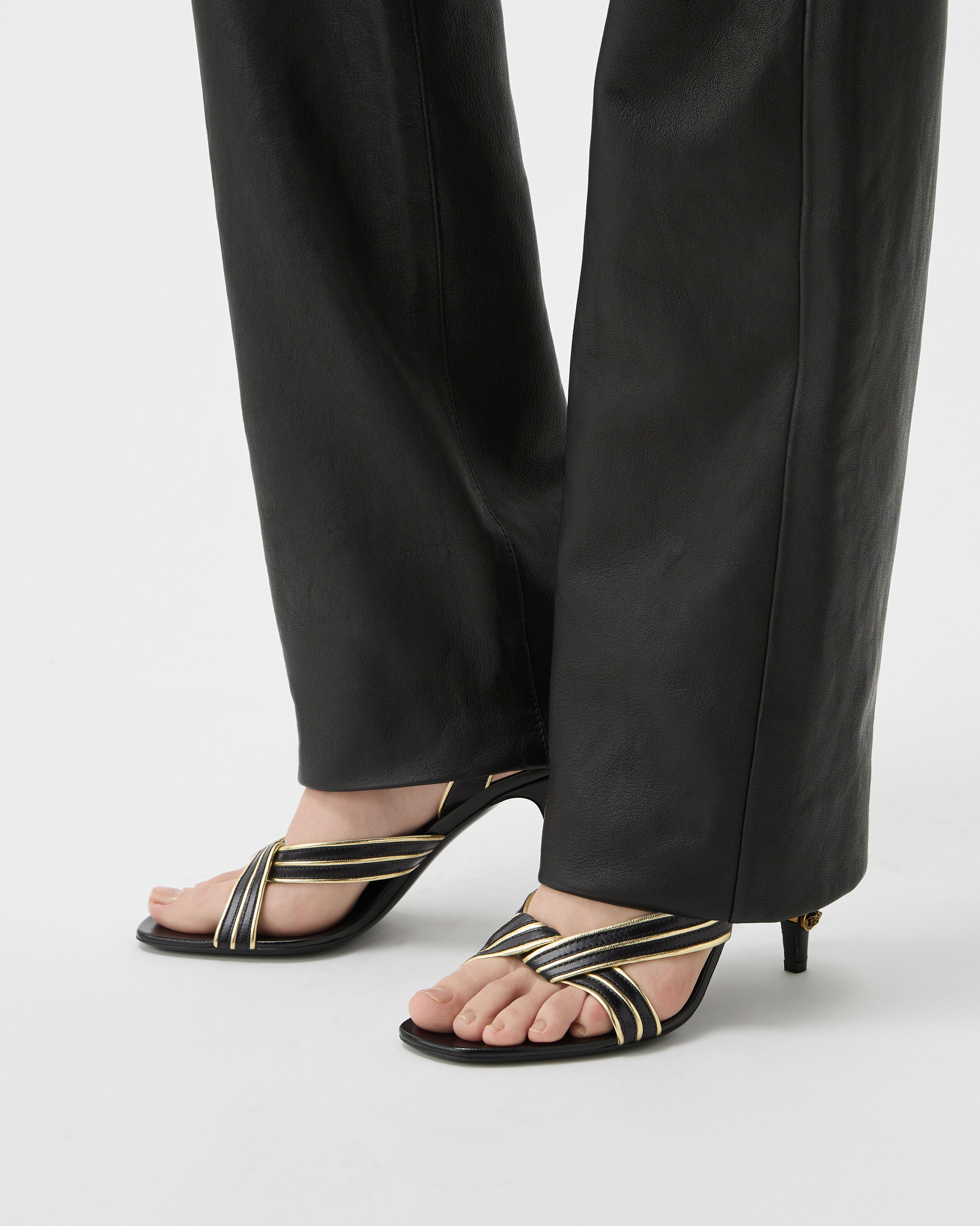 Gianni Nappa Sandals 90 mm Black | VERSACE
