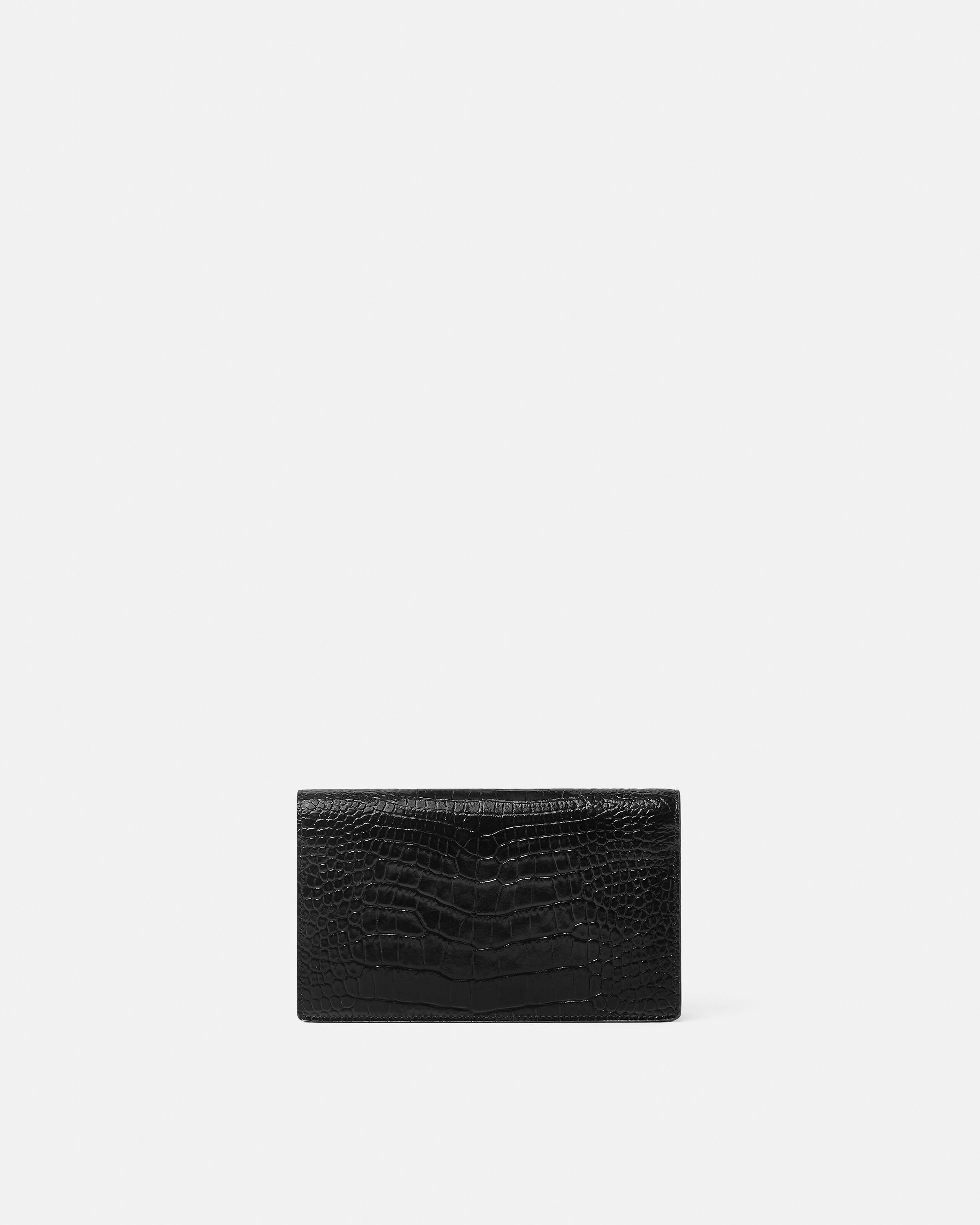 Medusa '95 Croc-Effect Clutch | VERSACE US