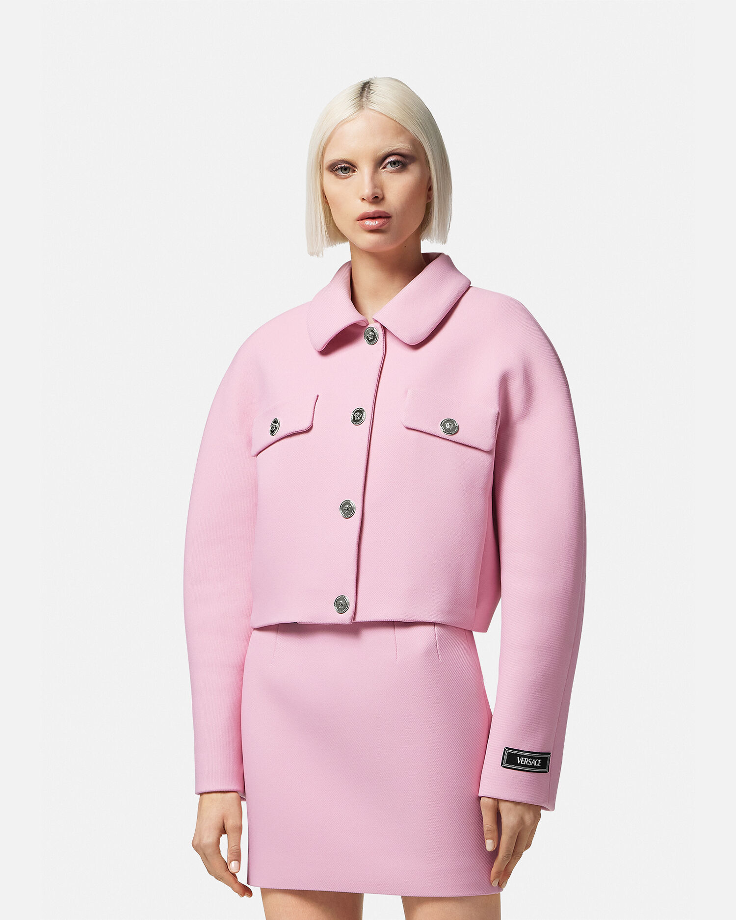 Versace online pink jacket