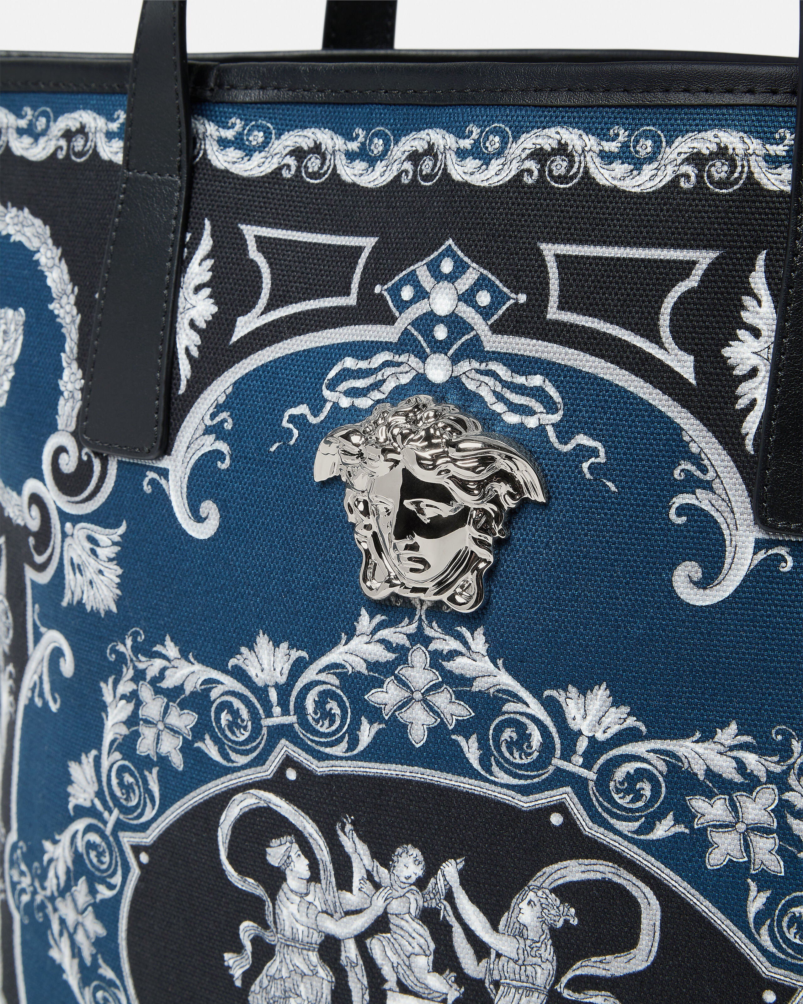 La Medusa Printed Canvas Tote