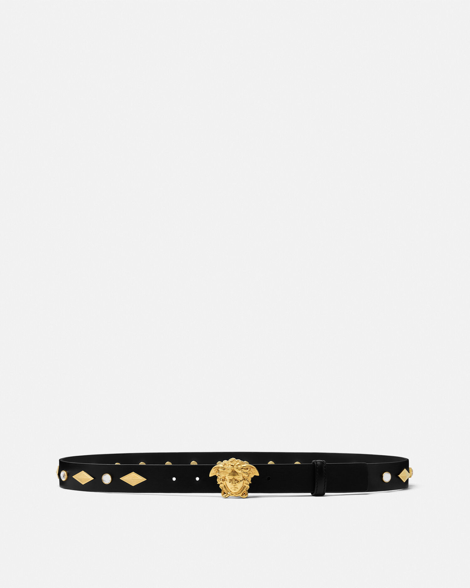 VERSACE メデューサラインストーンベルト Crystal La Medusa Belt 1.2
