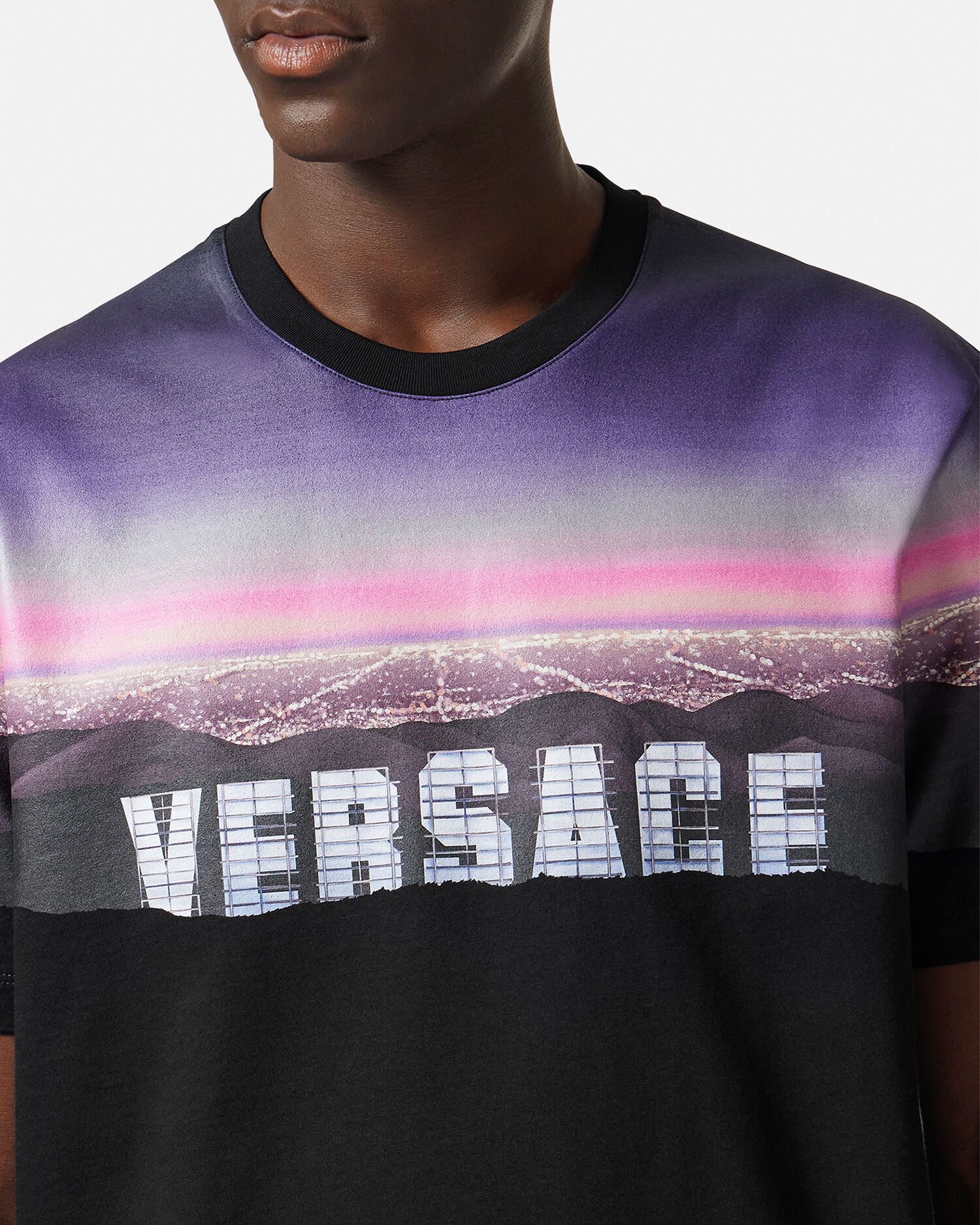 Playera clearance versace negra
