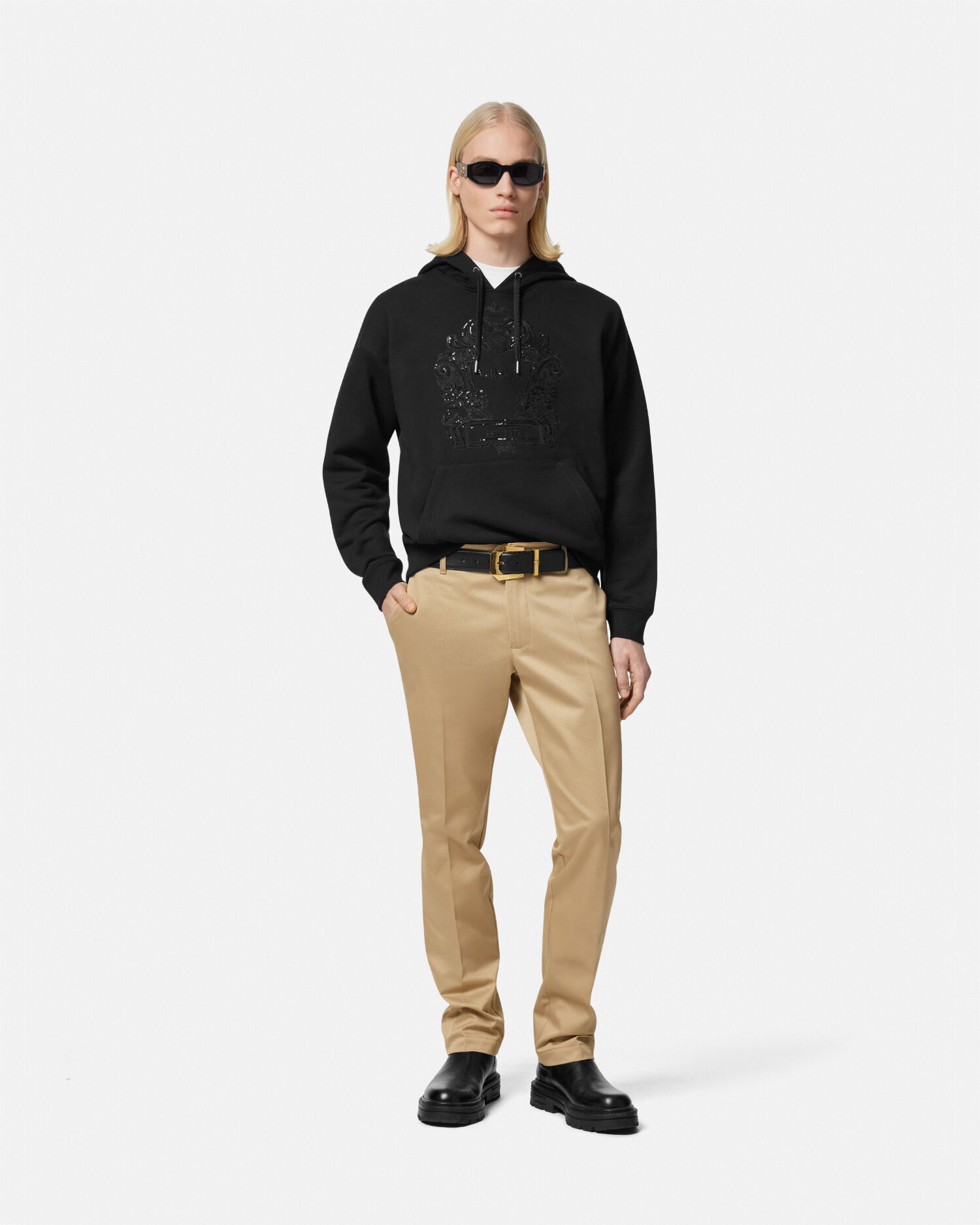 Versace sunglasses hoodie on sale
