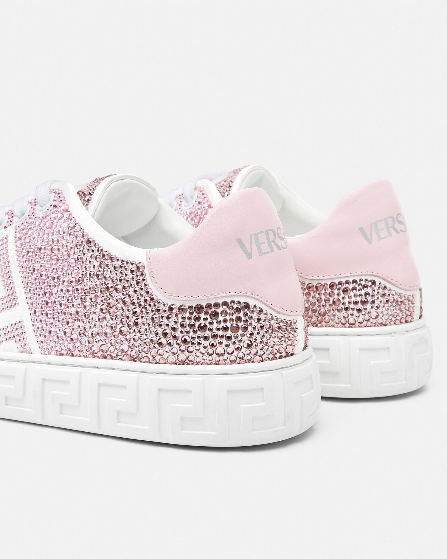 Versace glitter shoes top