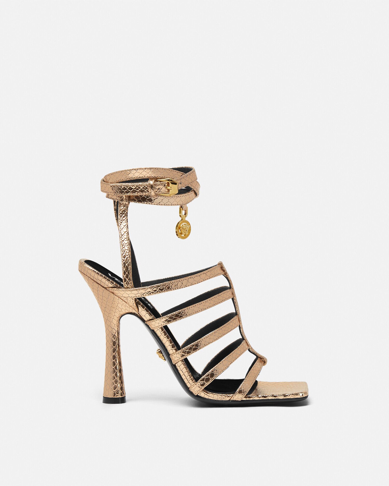 Sandali serpente oro new arrivals