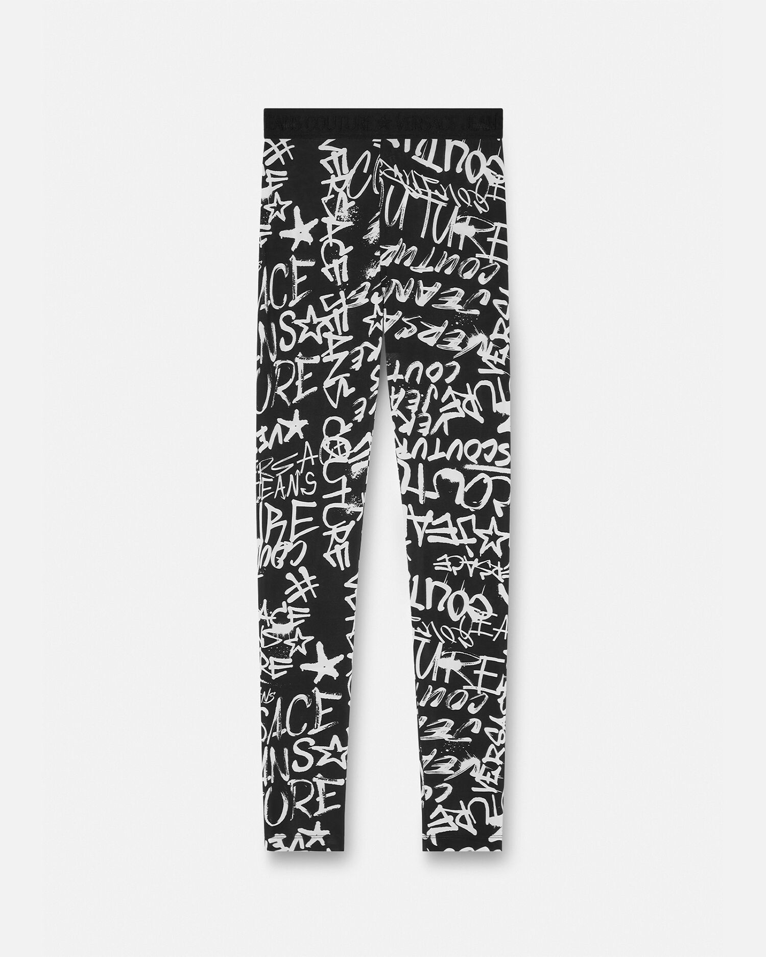 Graffiti print leggings discount