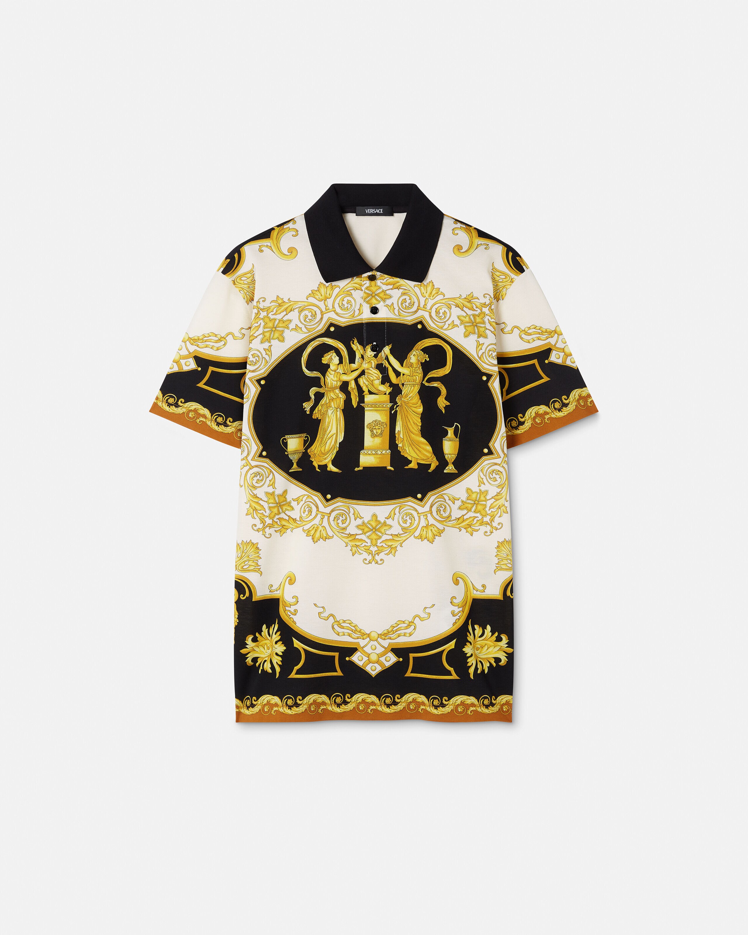 DIESEL BLACK GOLD 花柄ブラウス 半袖 S ブラック イタリア製 DEAR LAUREL ディアローレル メンズ 半袖 Tシャツ 