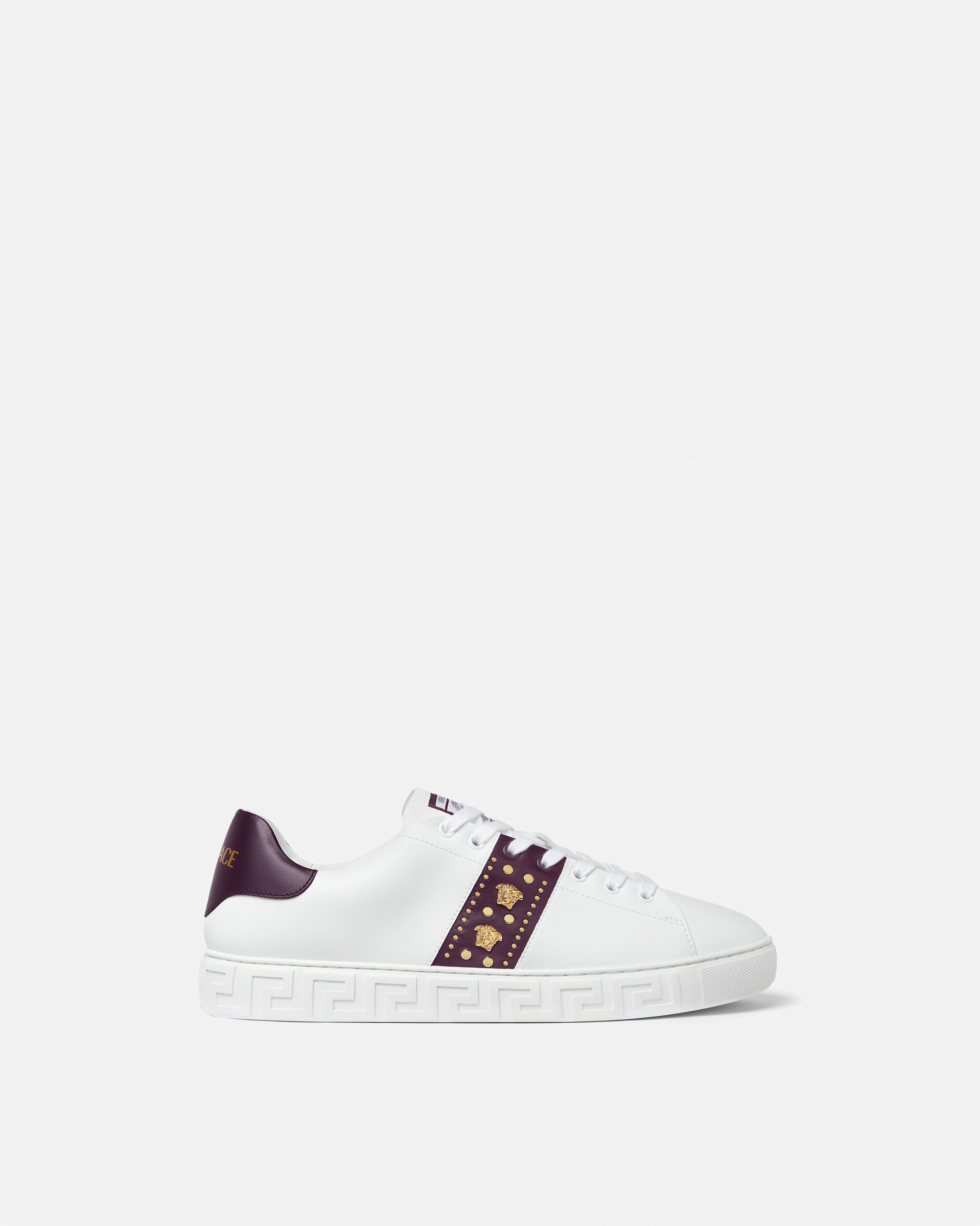 Versace greca embellished sneakers 