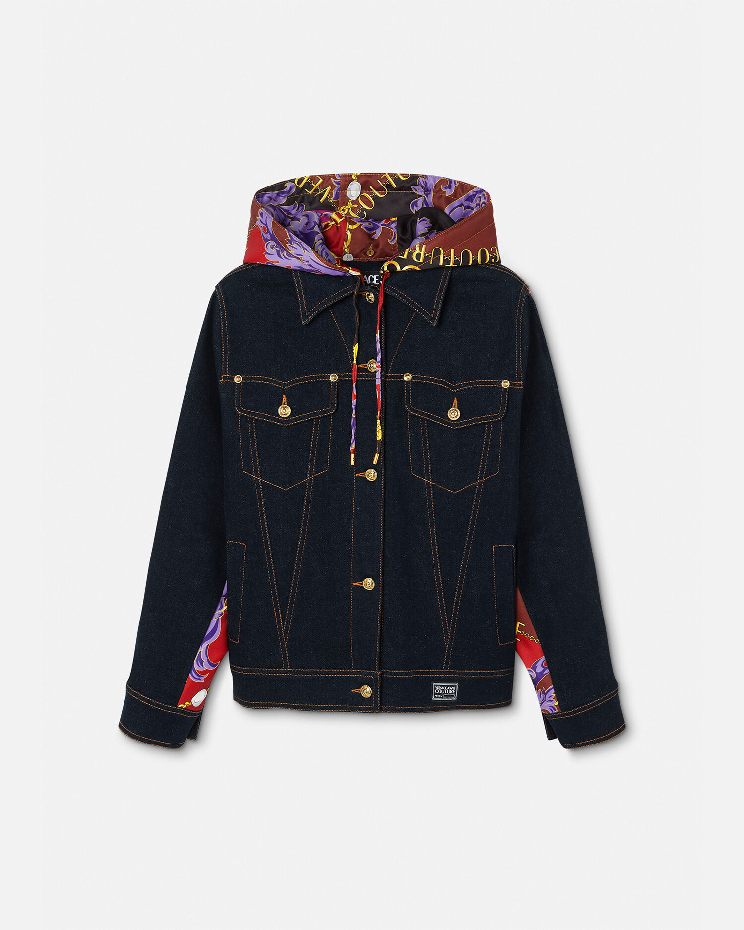 Versace Chain Couture Denim Jacket VERSACE