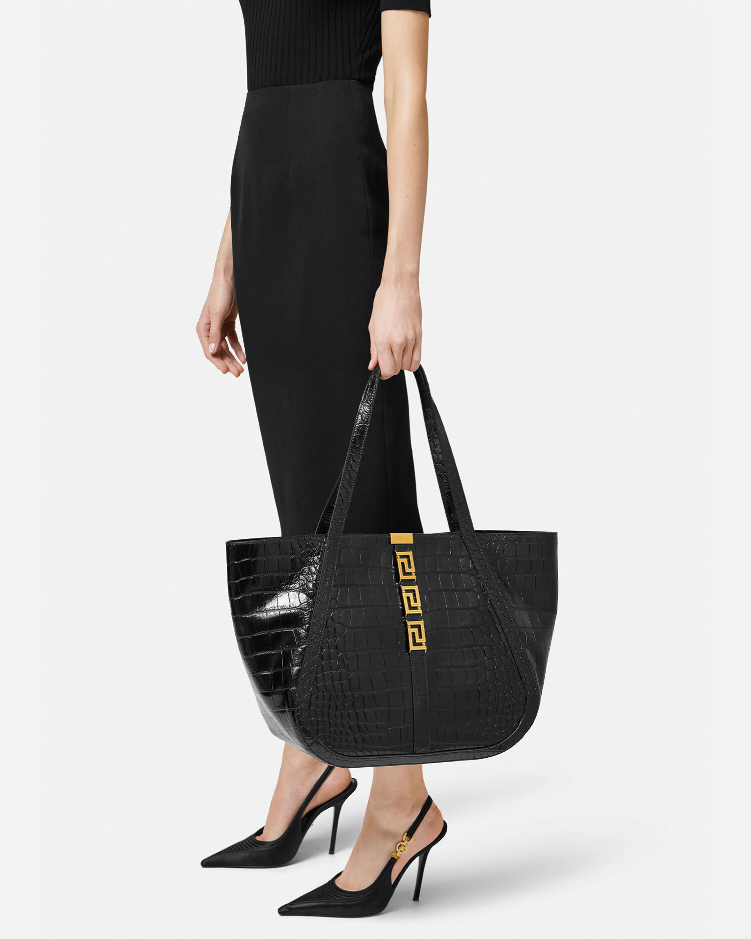 Versace croc cheap bag