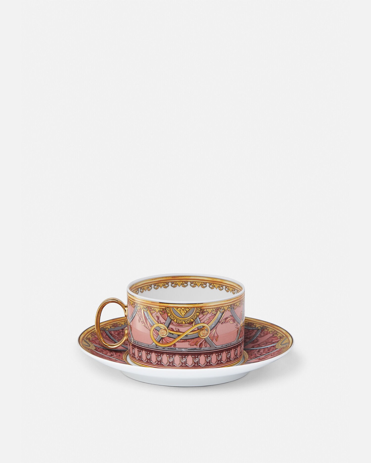 La Scala del Palazzo Rosa Tea Set Pink | VERSACE US