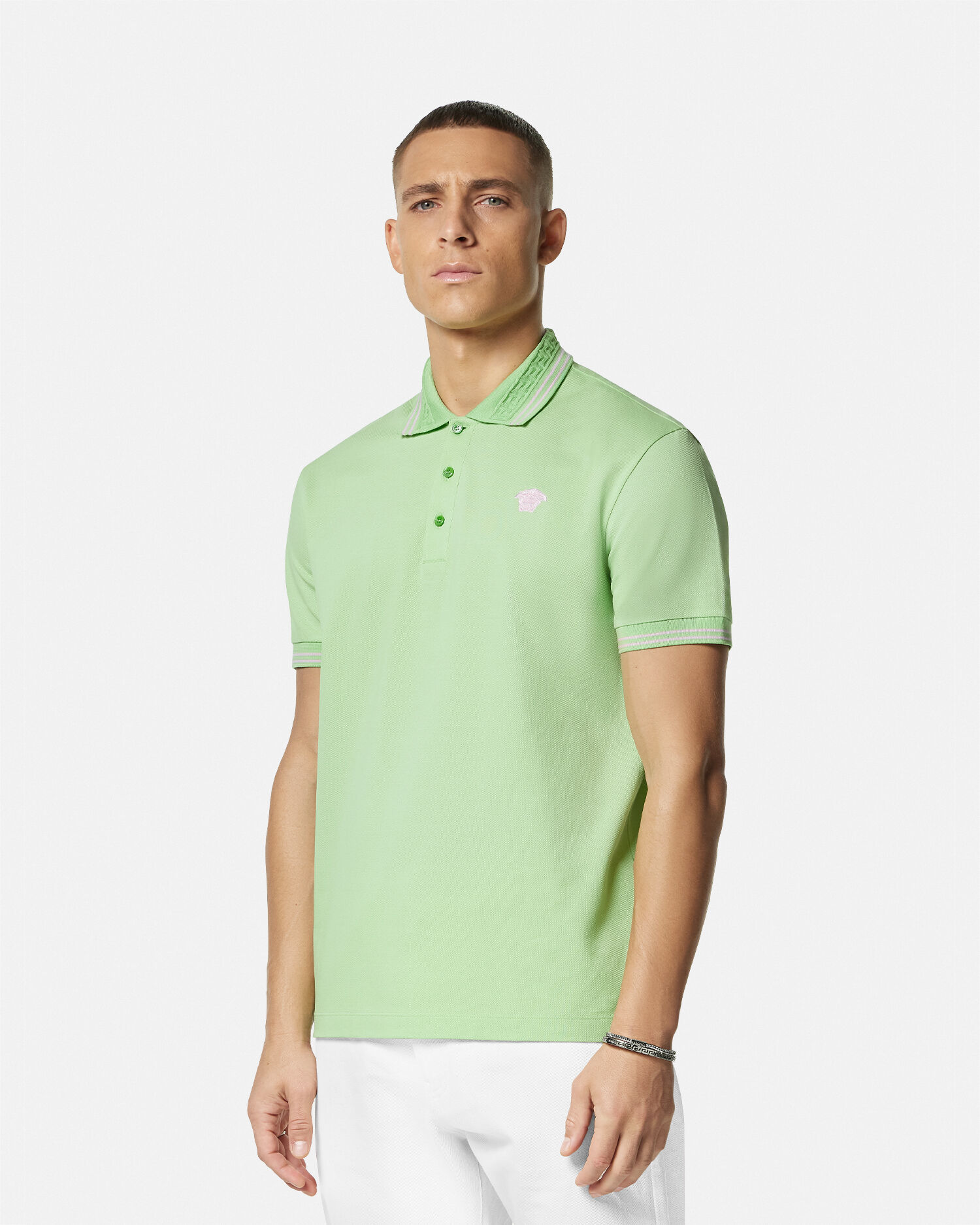 Versace collection t shirt hot sale green