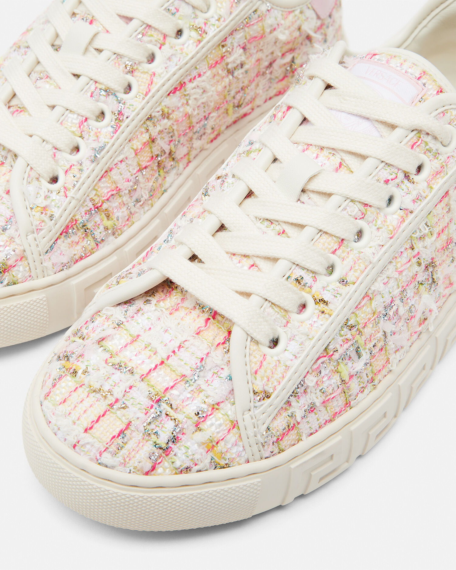 Plaid versace sneakers hot sale