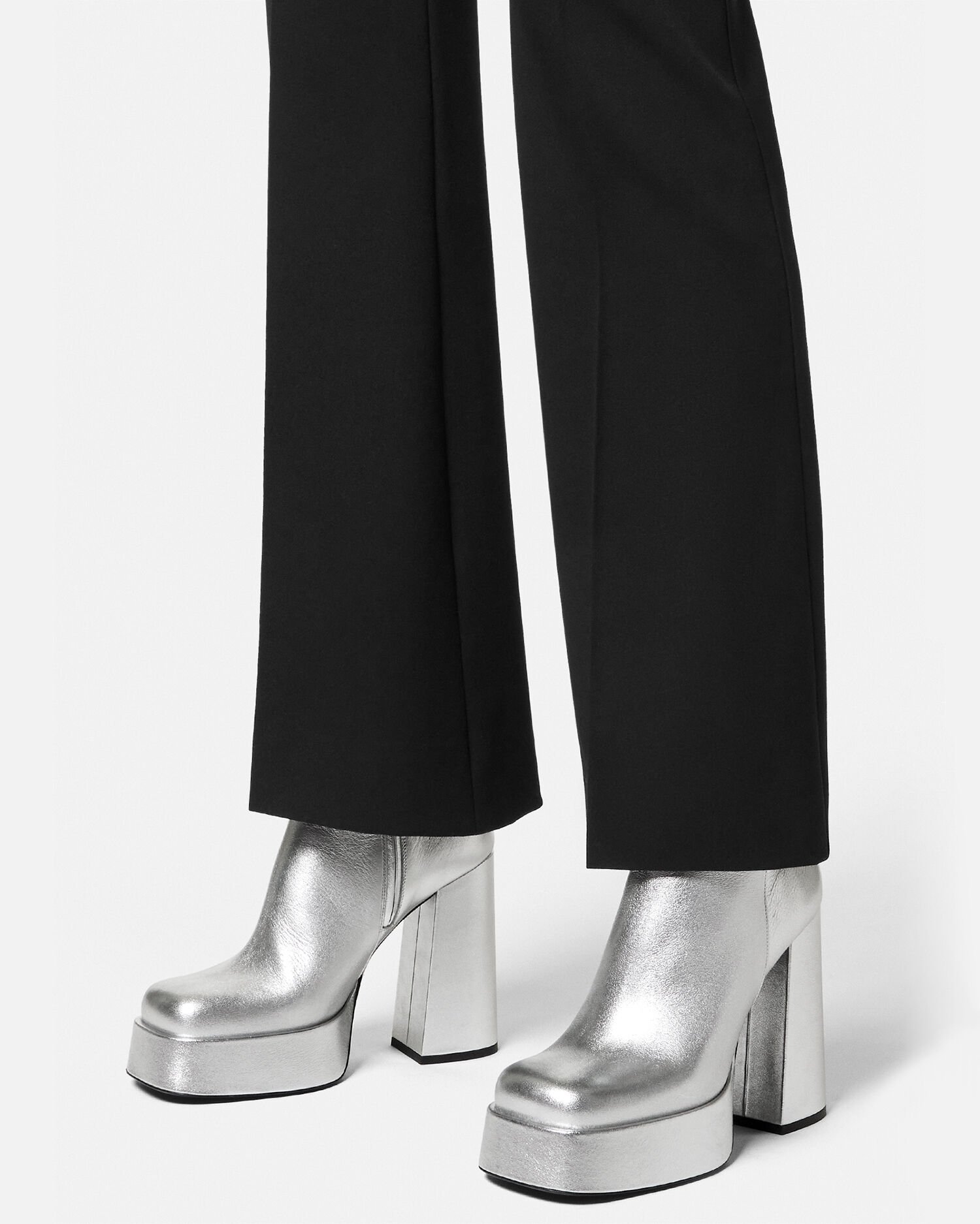 Botines metalizados sales