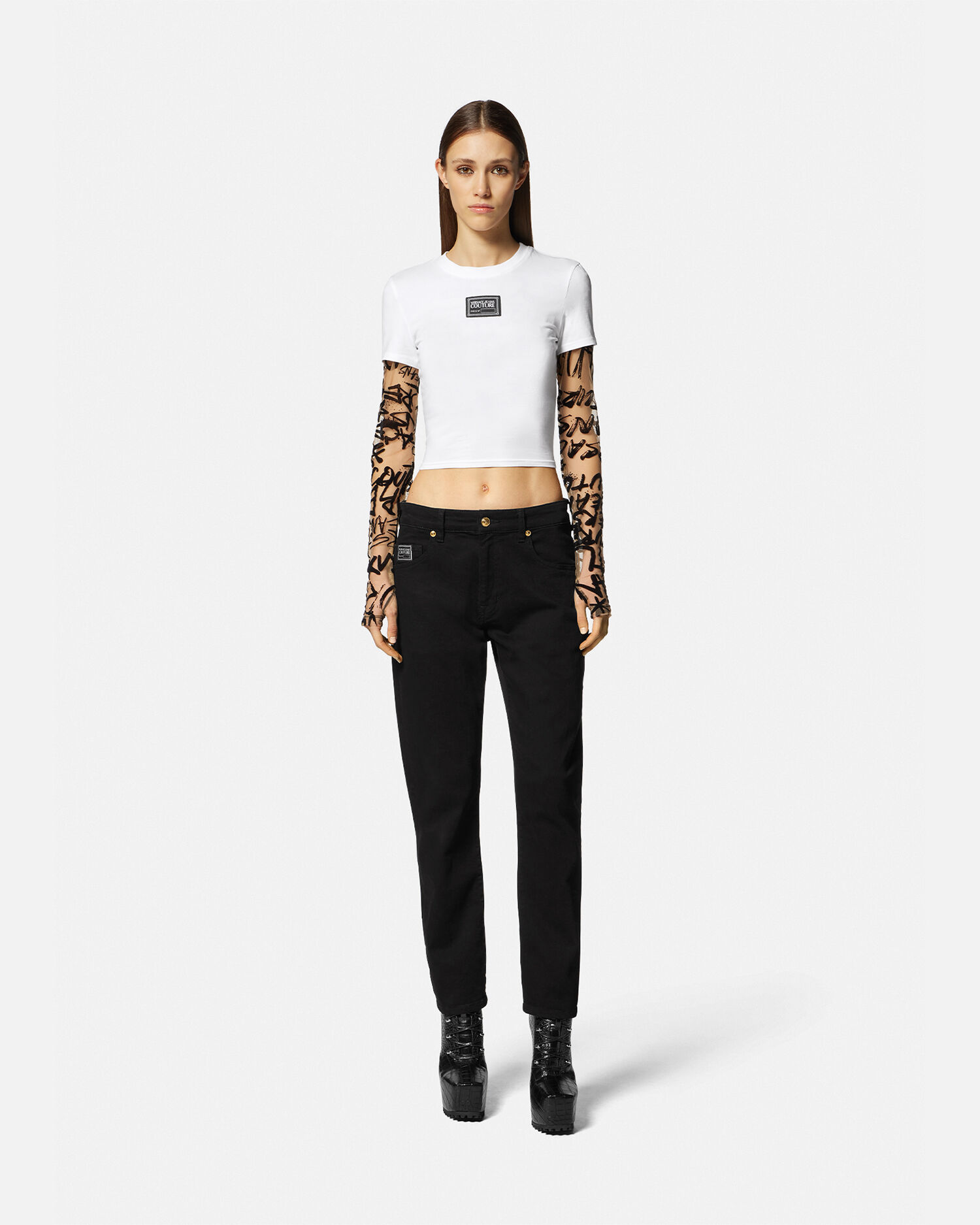Doodle Logo Jeans Blue | VERSACE