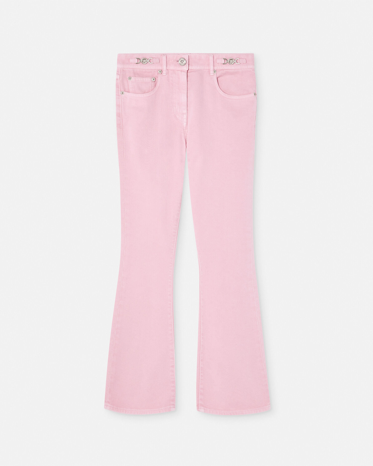 Baby pink jeans versace discount