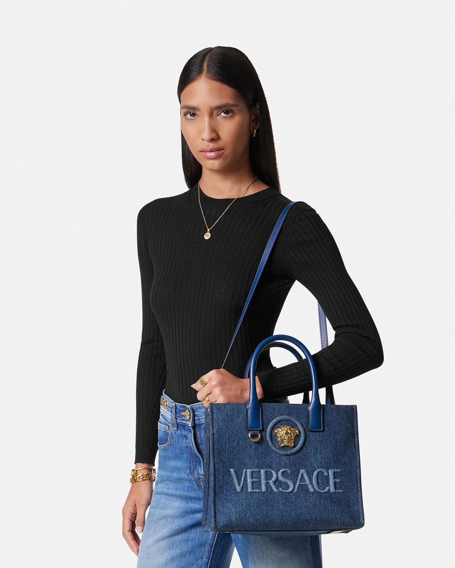 Versace jeans tote bag top